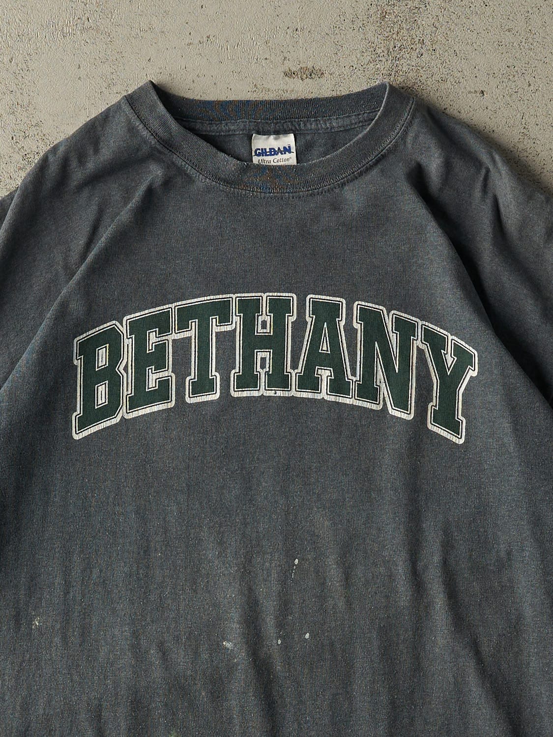 Vintage Y2K Charcoal Grey Bethany Tee (XL)