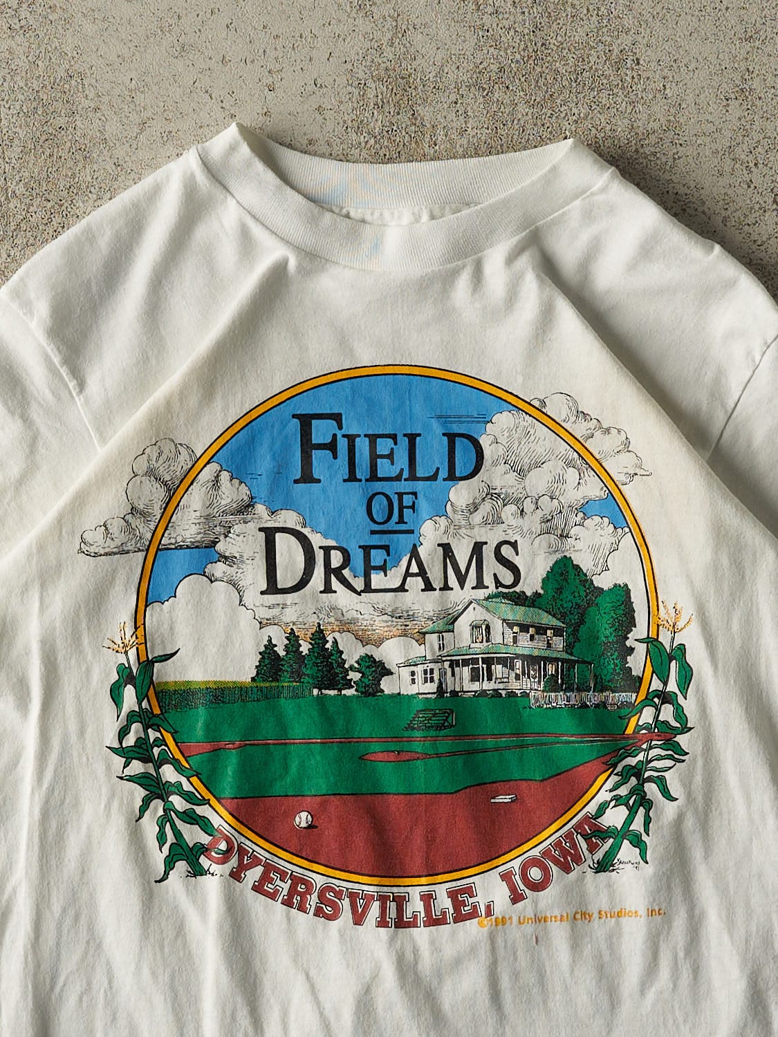 Vintage 91' White Field of Dreams Iowa Tee (XXS/XS)