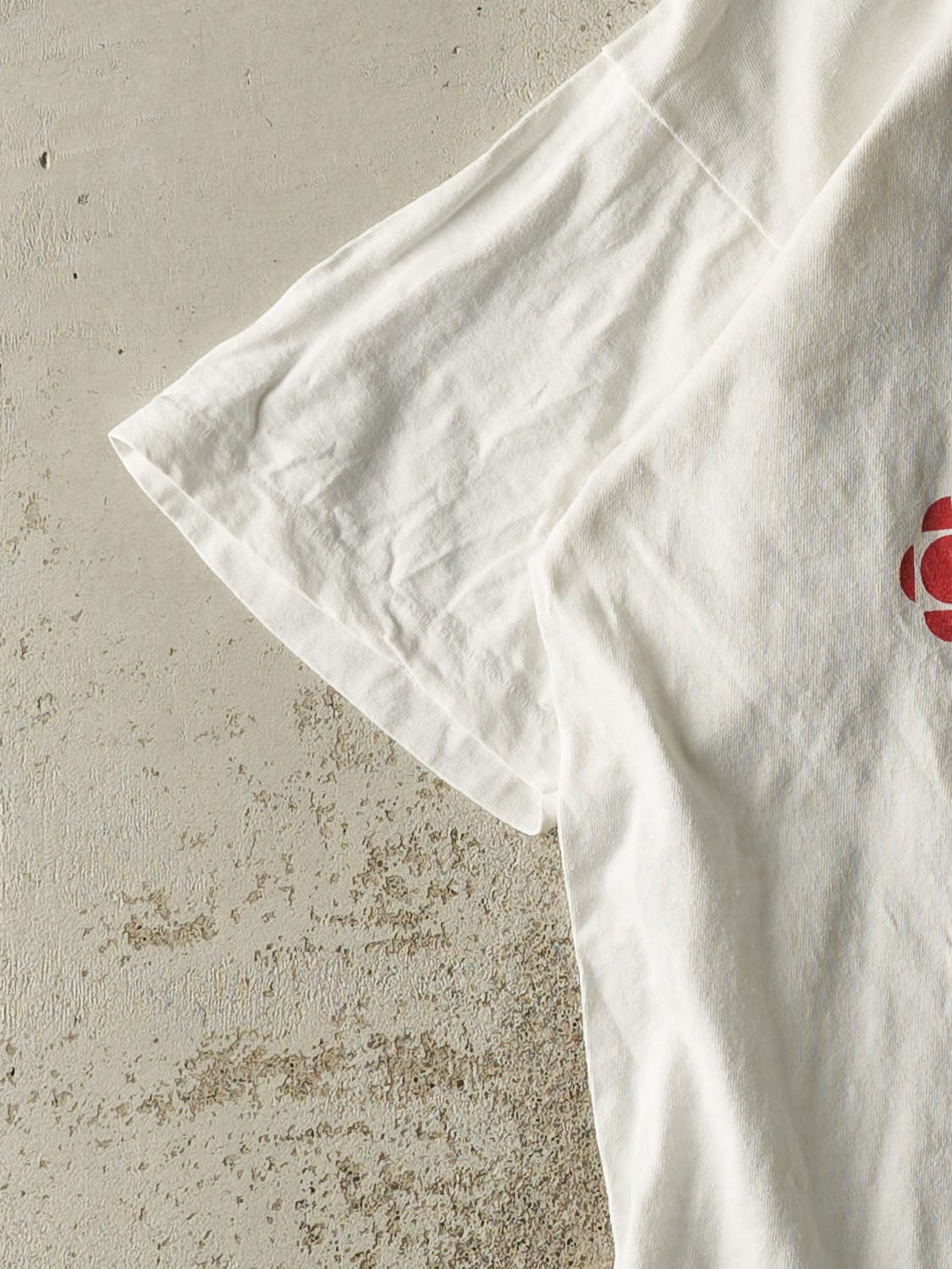 Vintage 90s White CBC Engineering Tee (L/XL)
