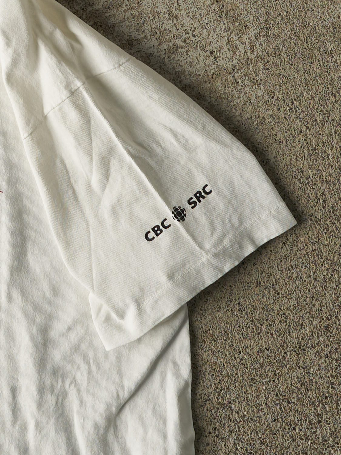 Vintage 90s White CBC Engineering Tee (L/XL)