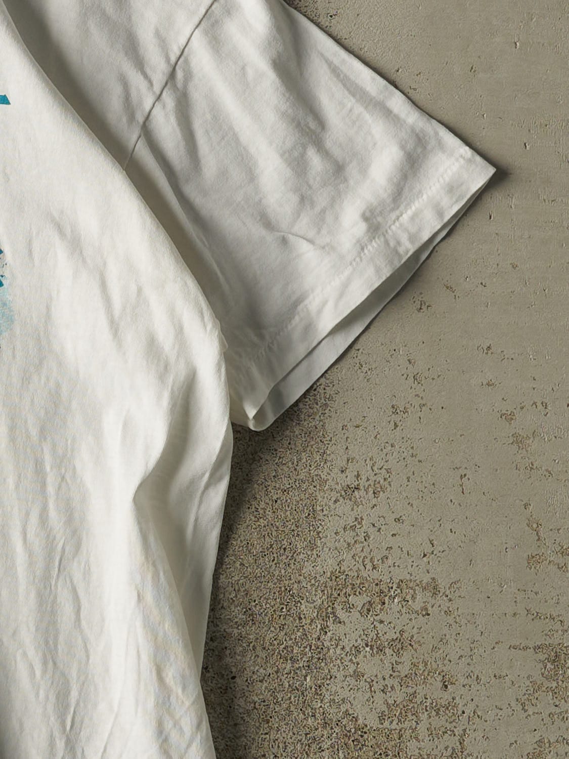 Vintage 80s White Molson Dry Tee (L)