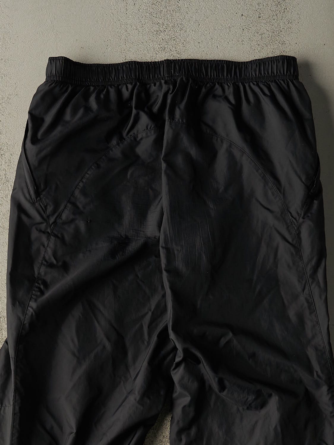 Vintage Y2K Black Nike Embroidered Track Pants (29x30)