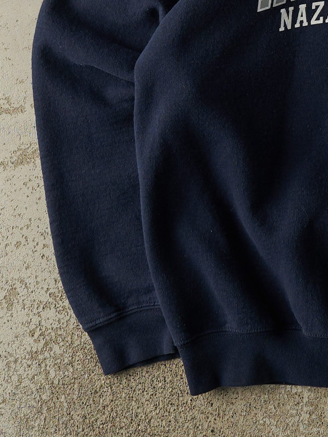 Vintage 90s Navy Blue Mount Vernon Nazarene University Crewneck (M/L)