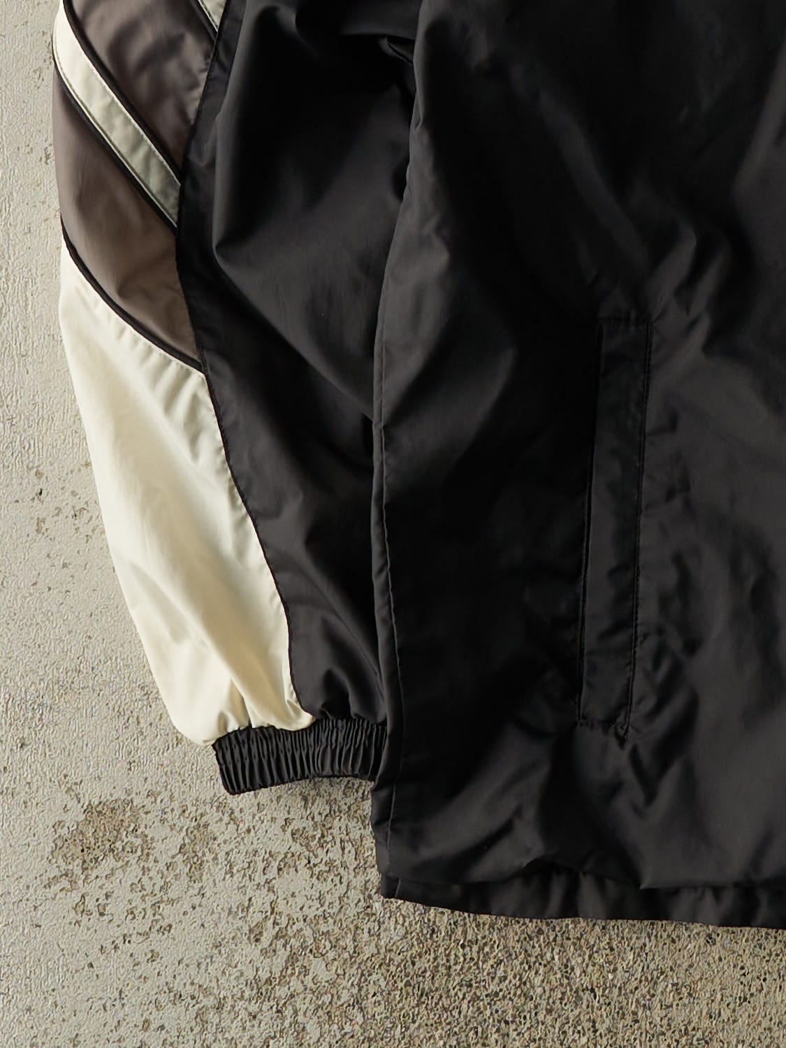 Vintage 90s Black Adidas Embroidered Zip Up Track Jacket (L)