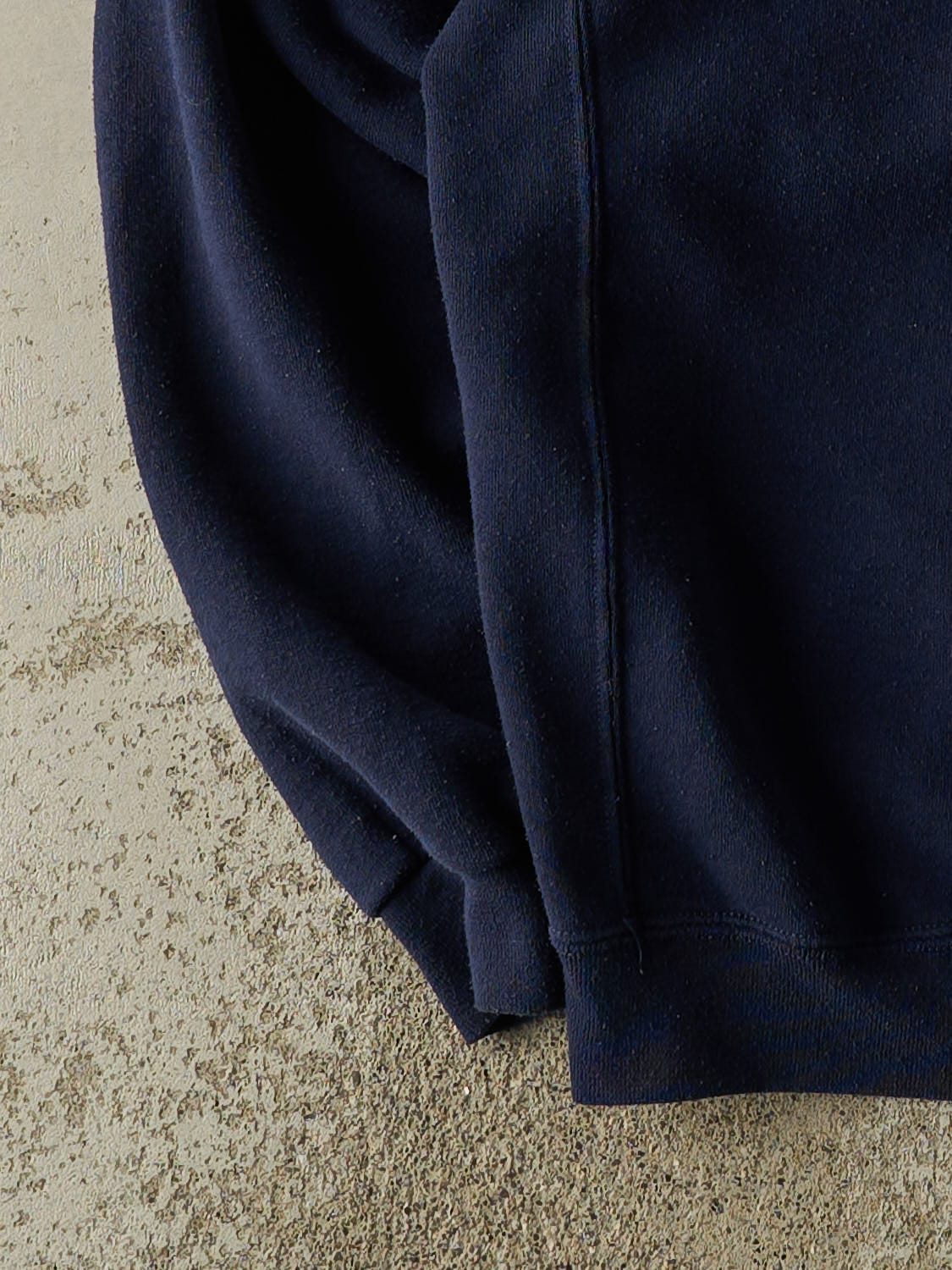 Vintage Y2K Navy Blue Russell Athletic Monmouth University Crewneck (M/L)