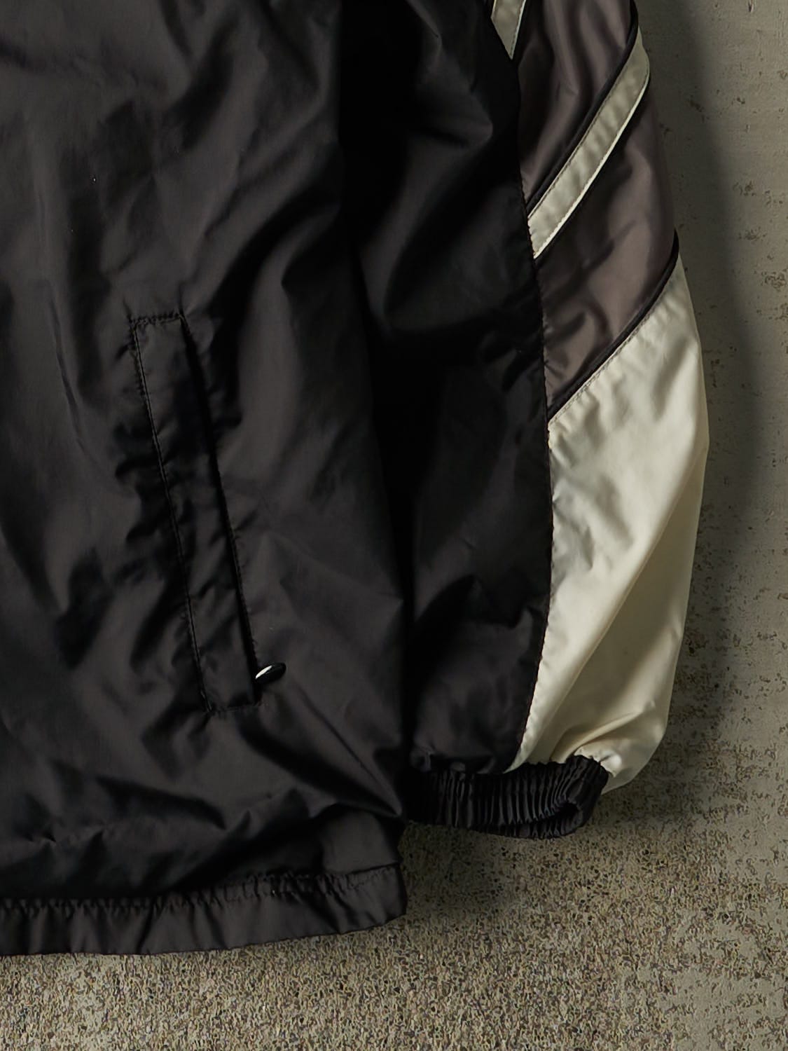 Vintage 90s Black Adidas Embroidered Zip Up Track Jacket (L)