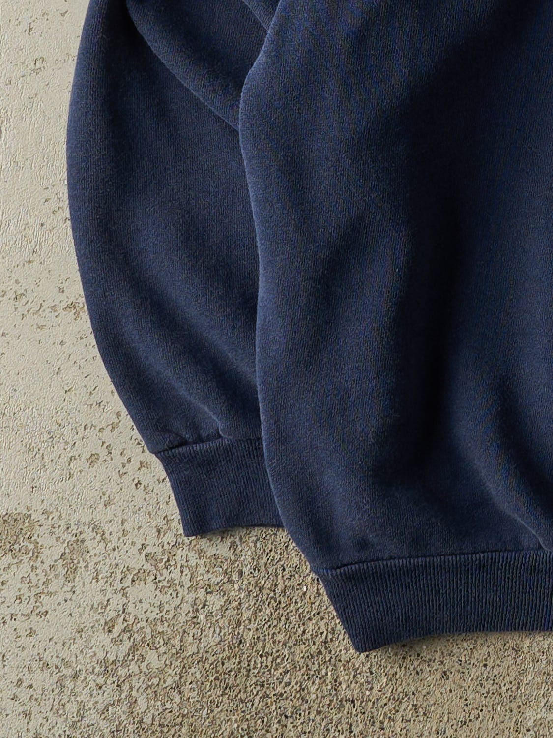 Vintage 80s Navy Blue West Virginia University Crewneck (L/XL)