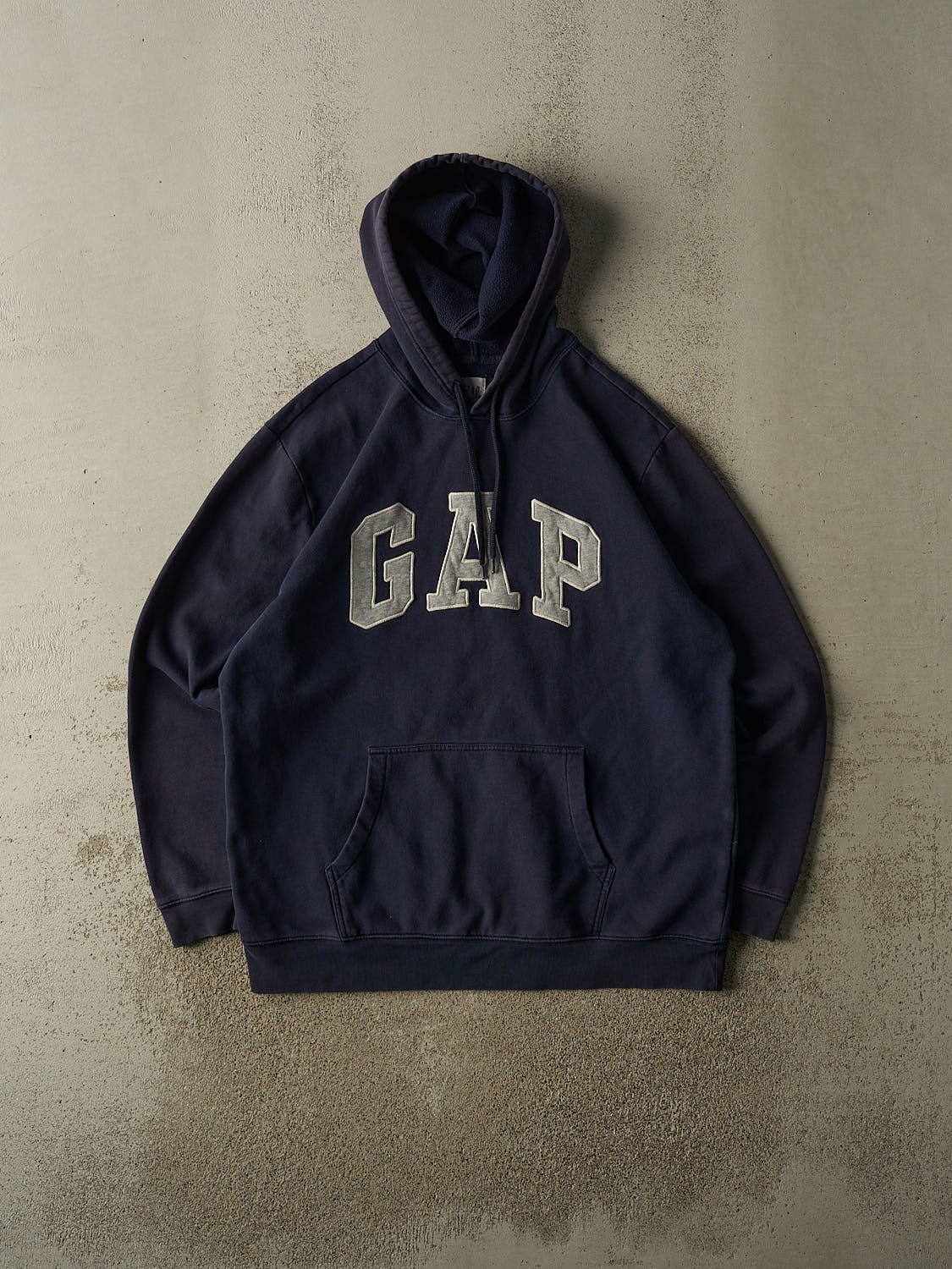 Vintage 90s Navy Blue Gap Embroidered Hoodie (XL/XXL)