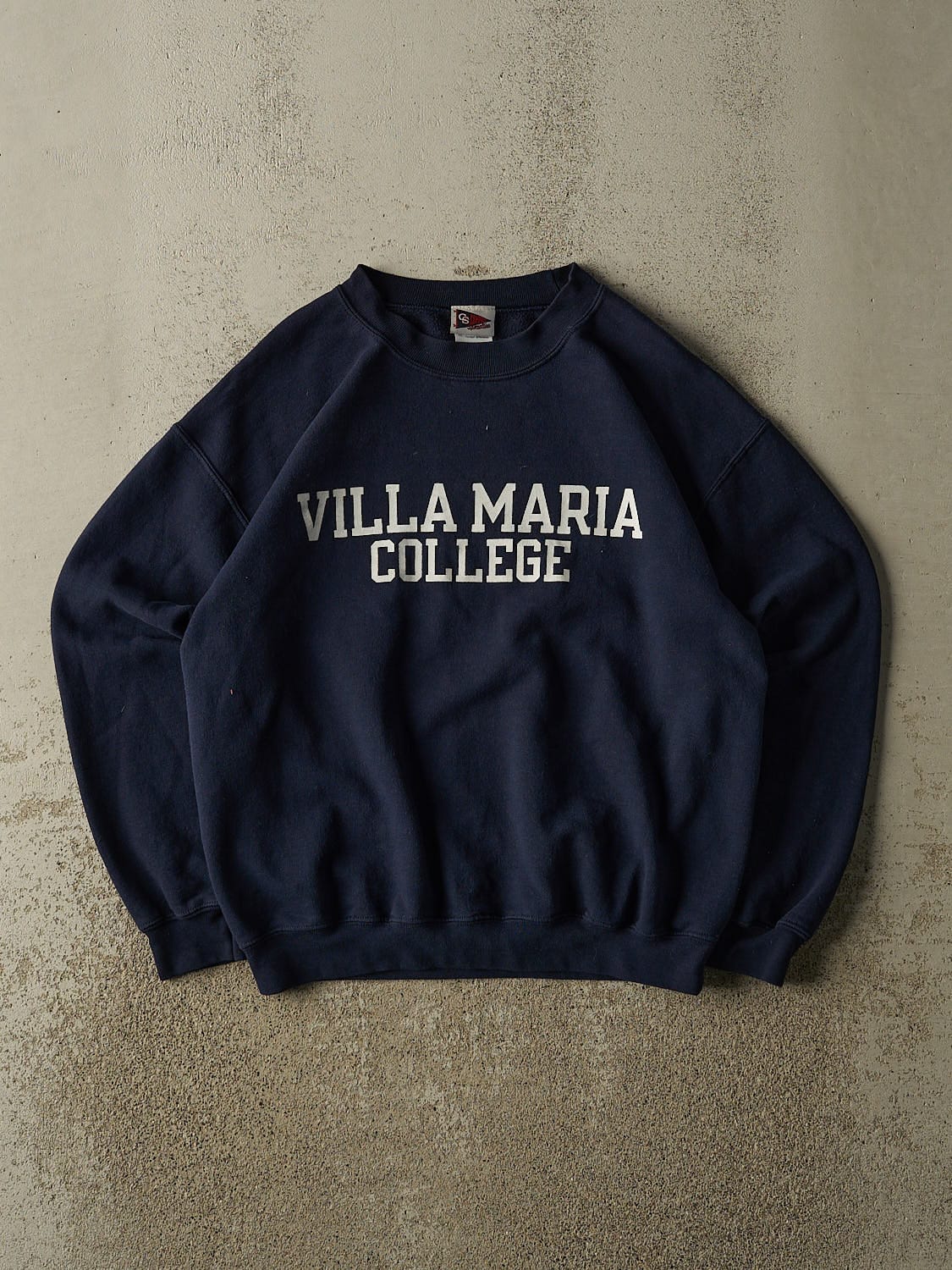 Vintage 90s Navy Blue Villa Maria College Crewneck (S/M)