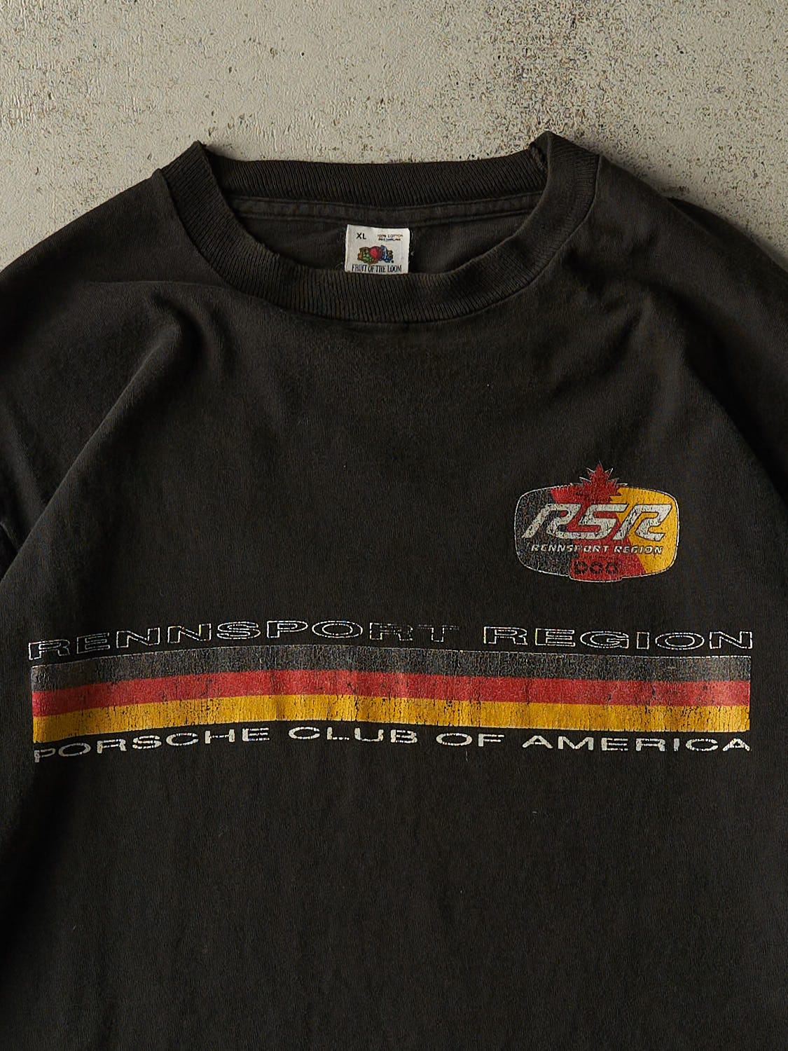 Vintage 90s Black Porsche Club of America Long Sleeve (L/XL)