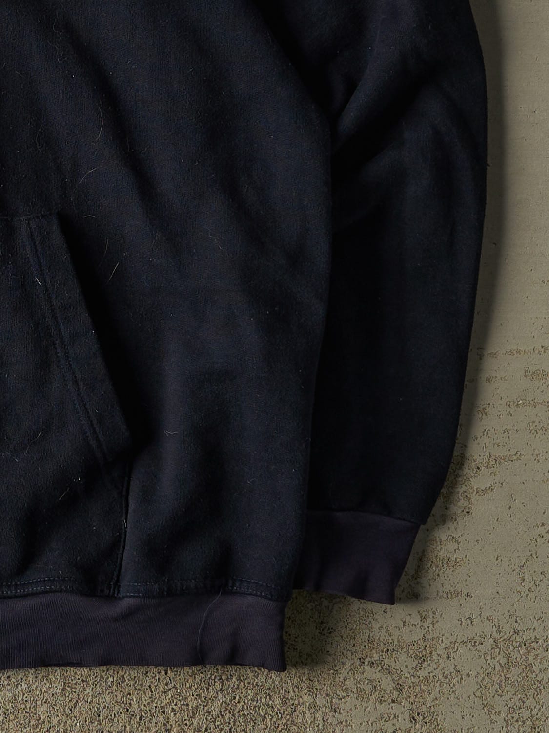 Vintage 90s Navy Blue Harley Davidson Embroidered Hoodie (XXL/XXXL)