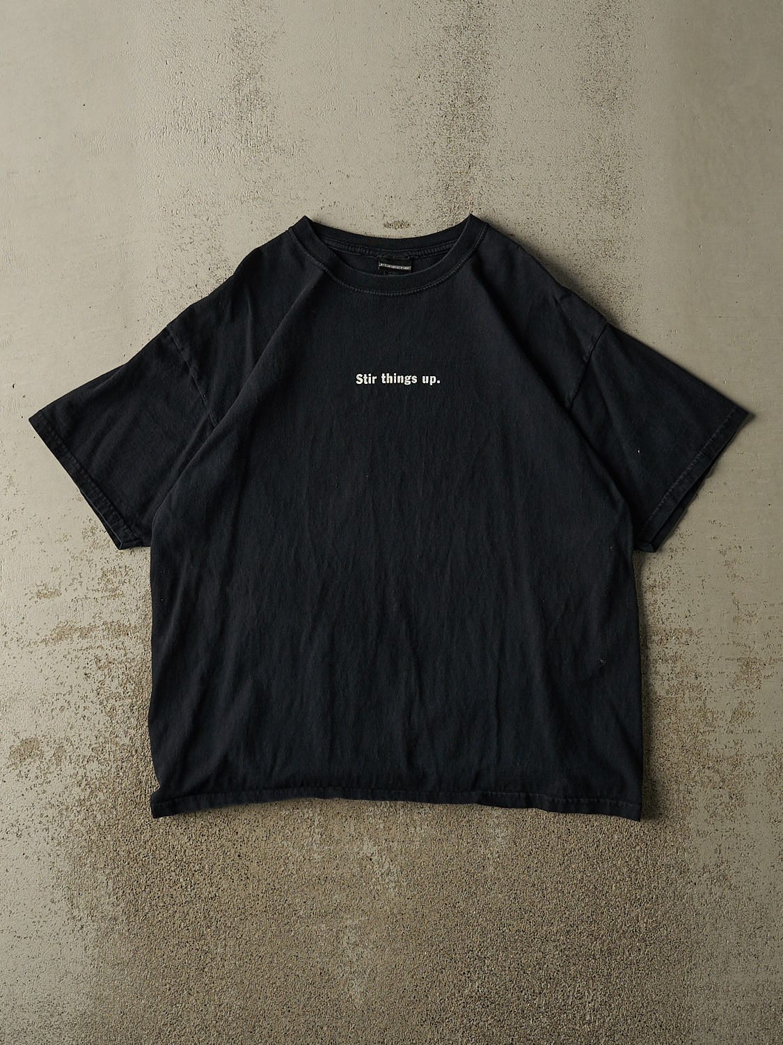 Vintage Y2K Black Porsche "Stir Things Up" Cayman S Tee (L/XL)