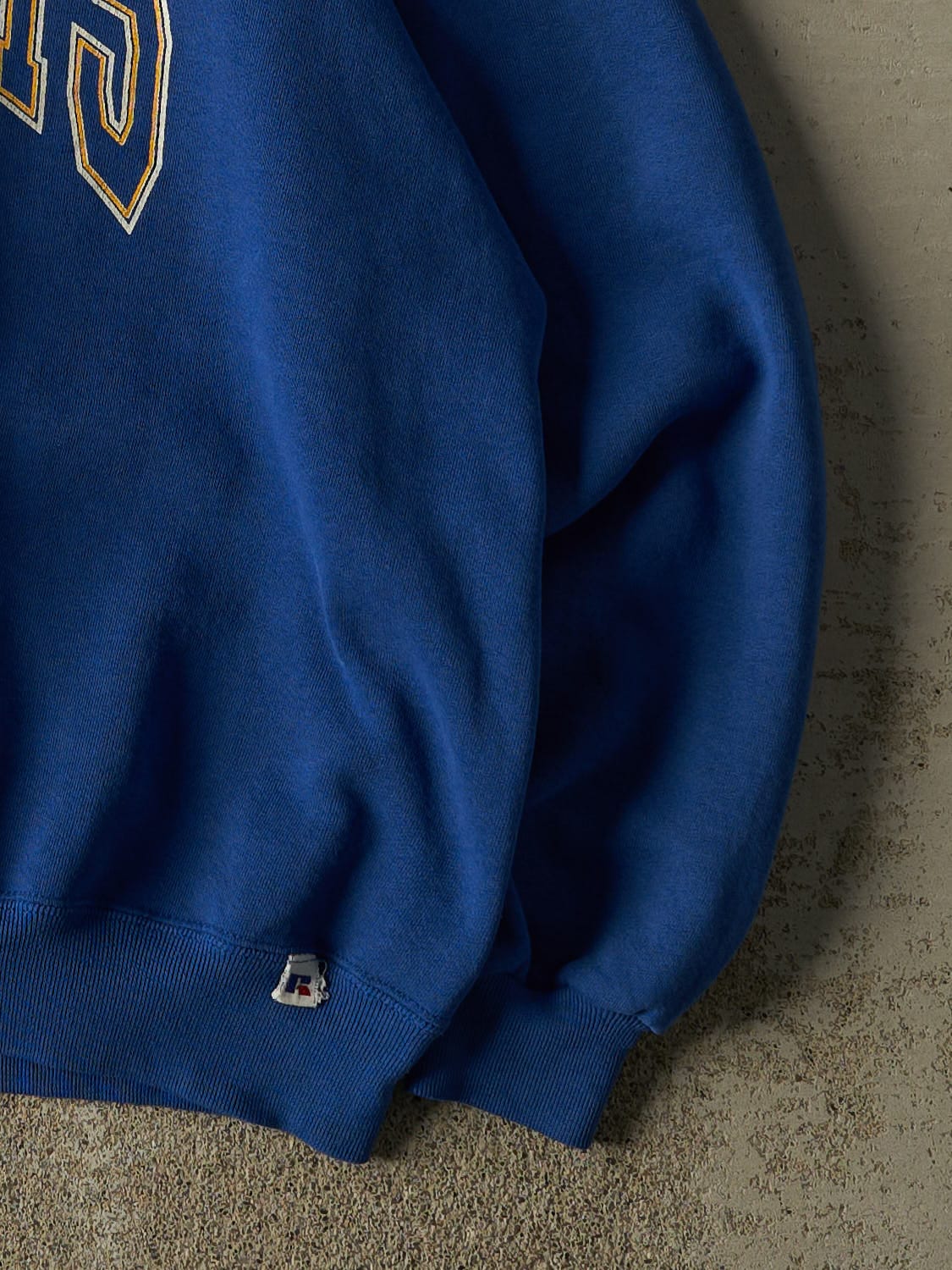 Vintage 90s Blue Russell Athletic Galva Wildcats Crewneck (XL/XXL)