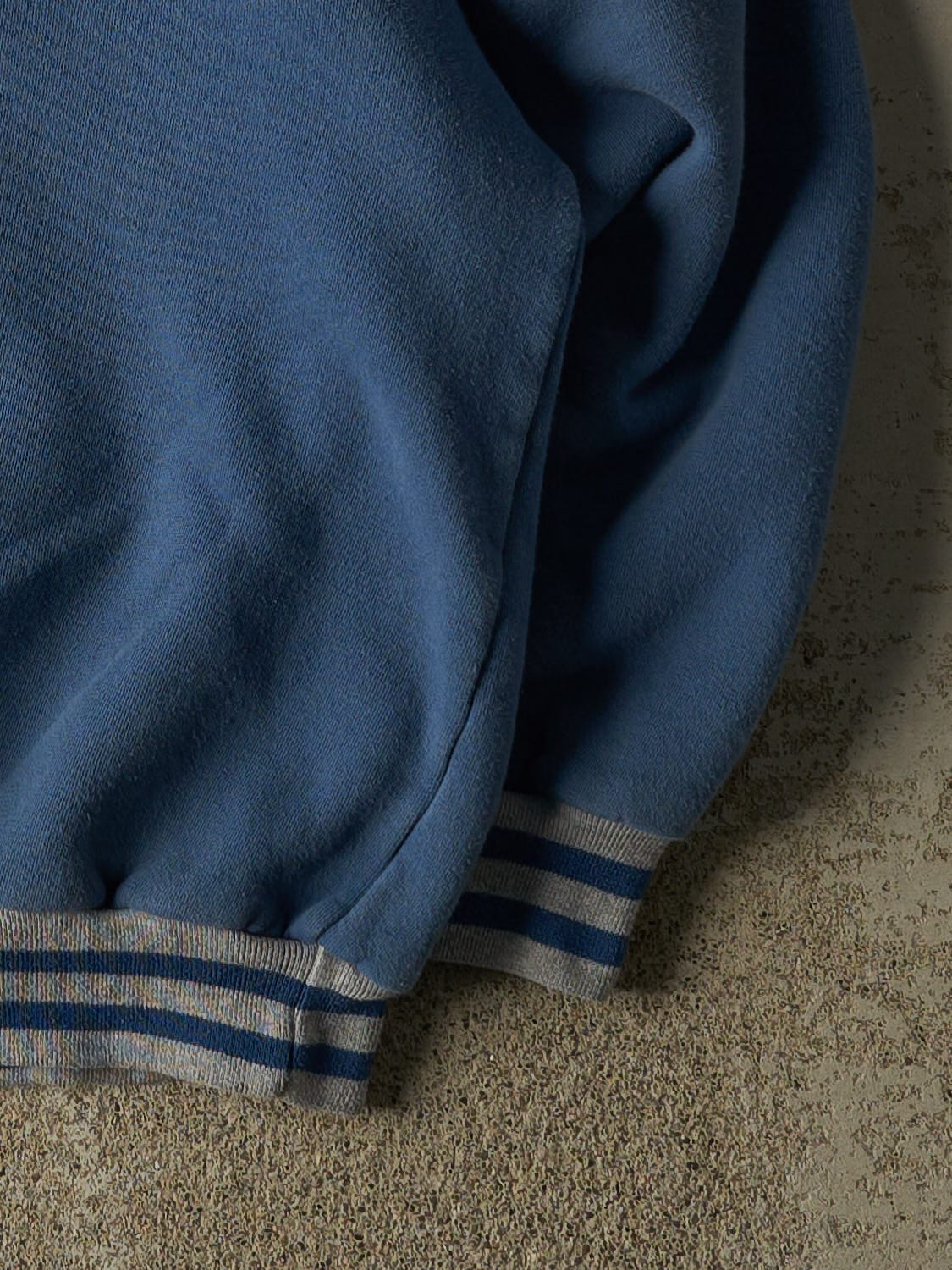 Vintage 90s Blue Striped Crewneck (XL)