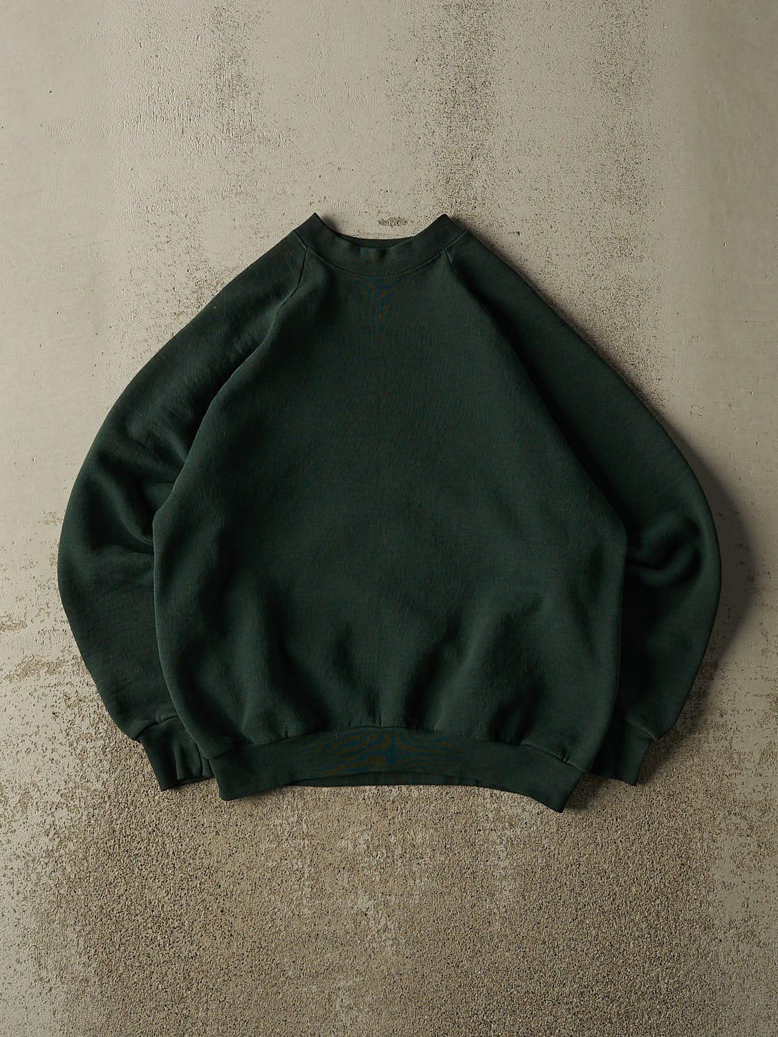 Vintage 90s Green Blank Crewneck (S)