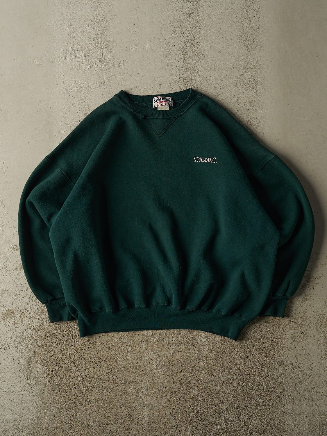 Vintage 90s Green Spalding Crewneck (XL/XXL)