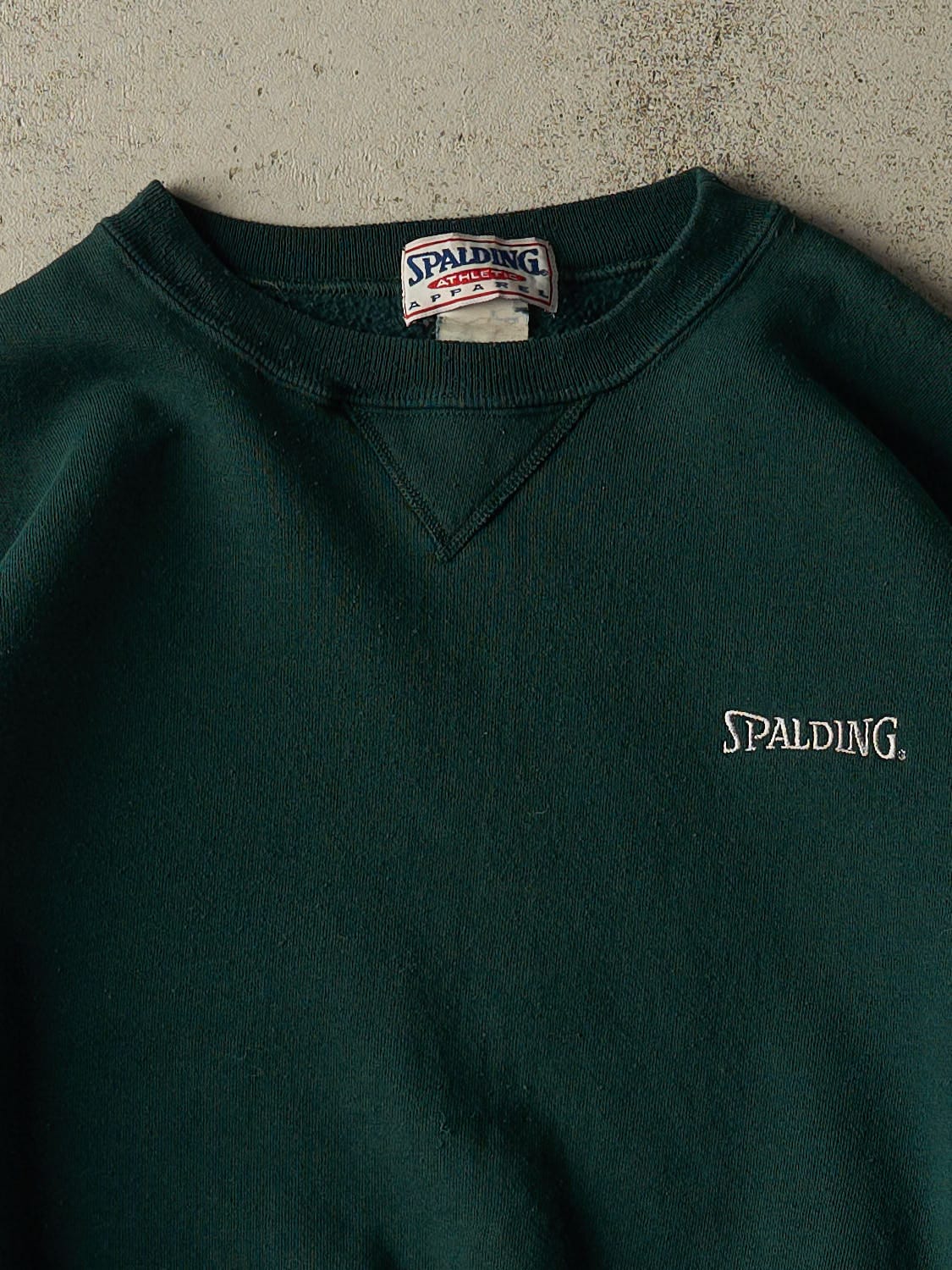 Vintage 90s Green Spalding Crewneck (XL/XXL)
