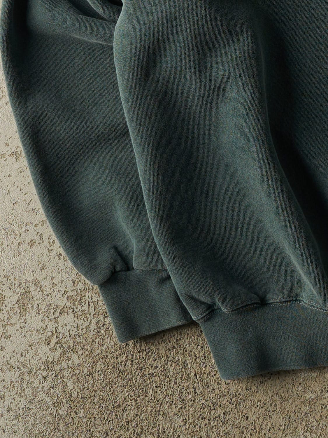Vintage 90s Washed Green W&J College Crewneck (XL/XXL)