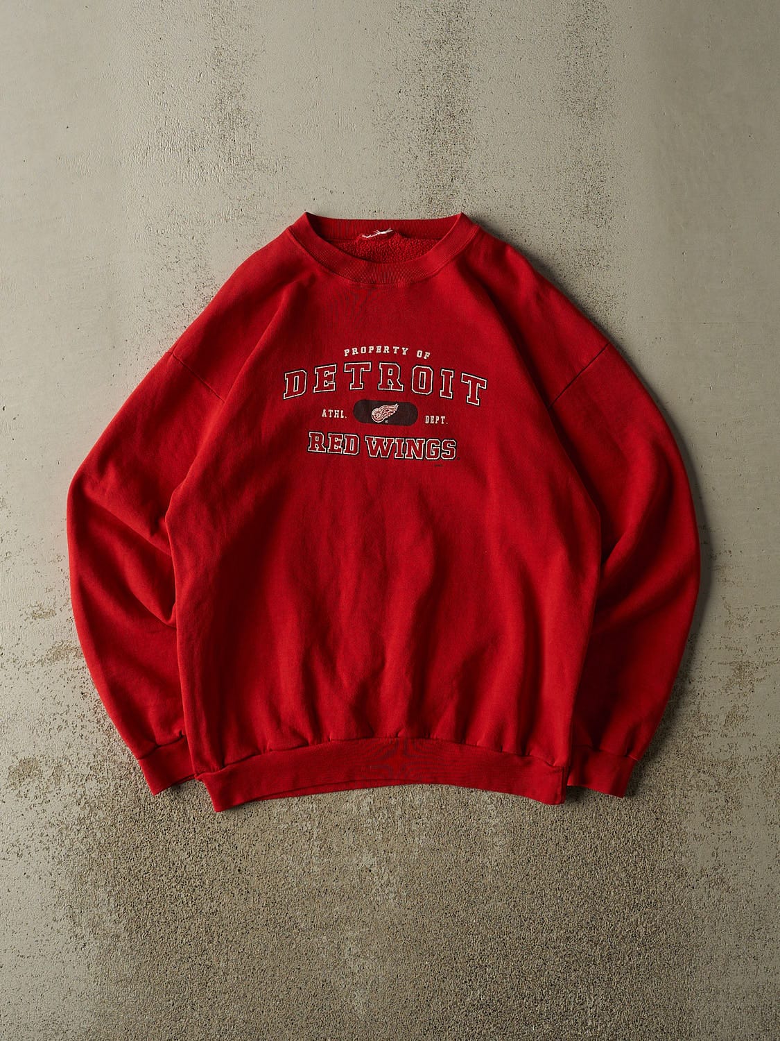 Vintage 90s Red Detroit Red Wings Crewneck (L)