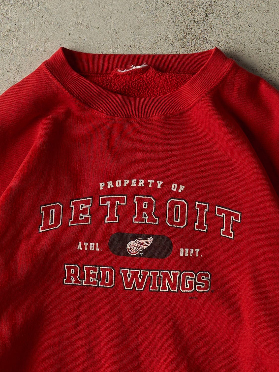 Vintage 90s Red Detroit Red Wings Crewneck (L)