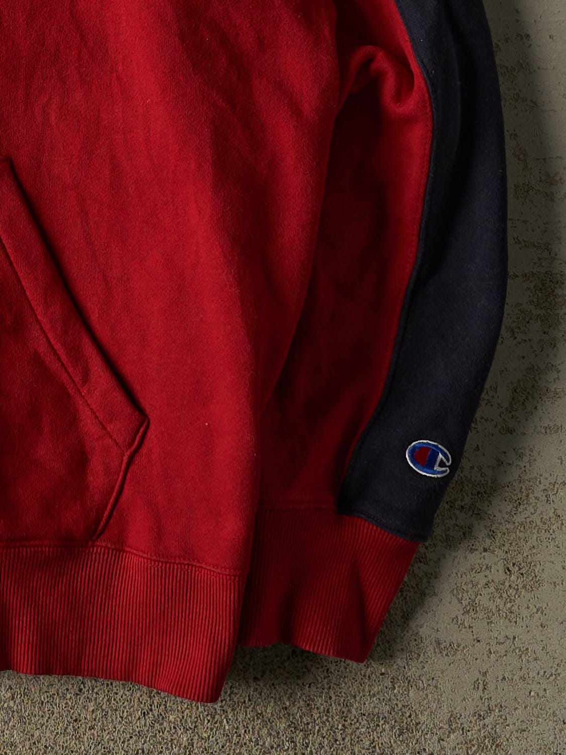 Vintage 90s Red Champion University of Pennsylvania Quarter Zip Crewneck (XL/XXL)