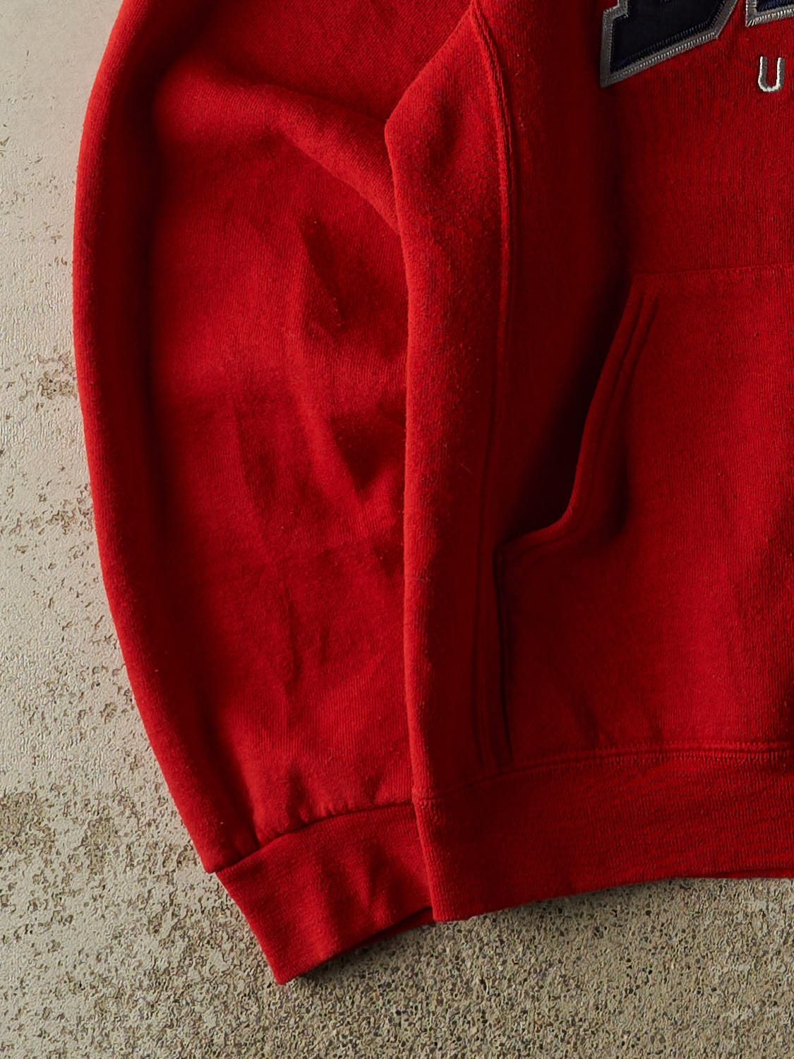 Vintage Y2K Red Russell Athletic Brock University Hoodie (S)