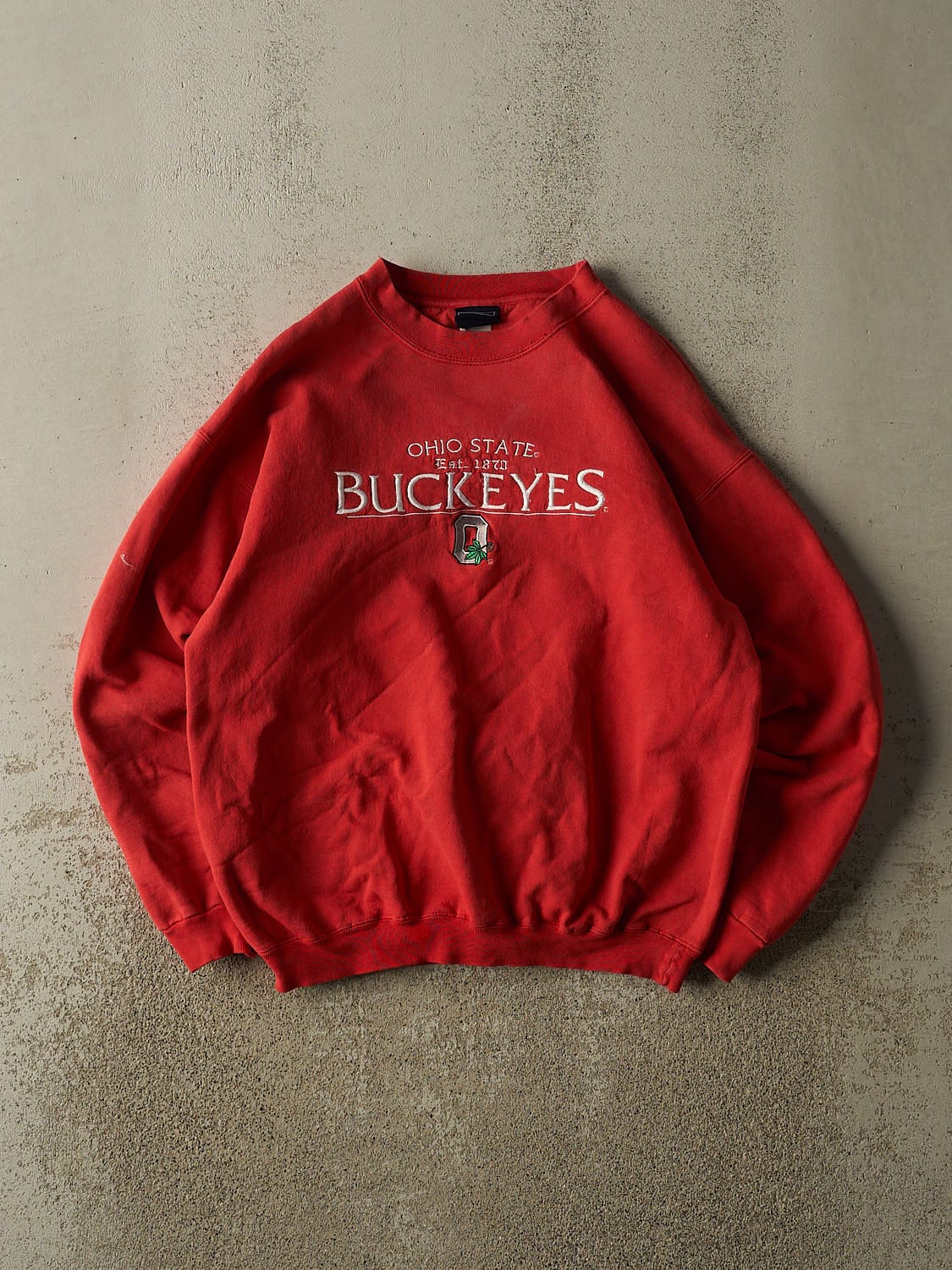 Vintage 90s Red Ohio State Buckeyes Crewneck (S/M)