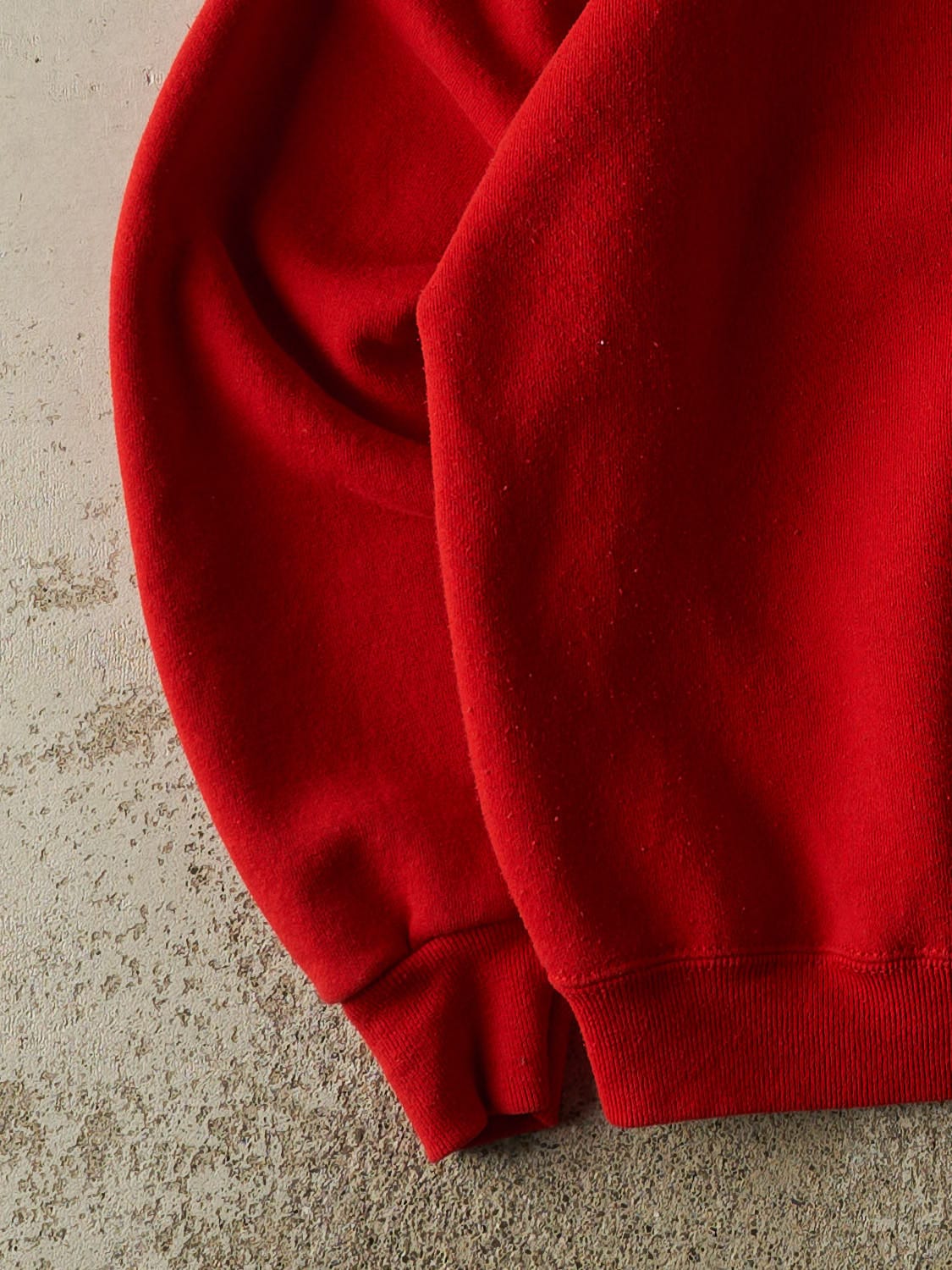 Vintage 90s Red Blank Crewneck (L)
