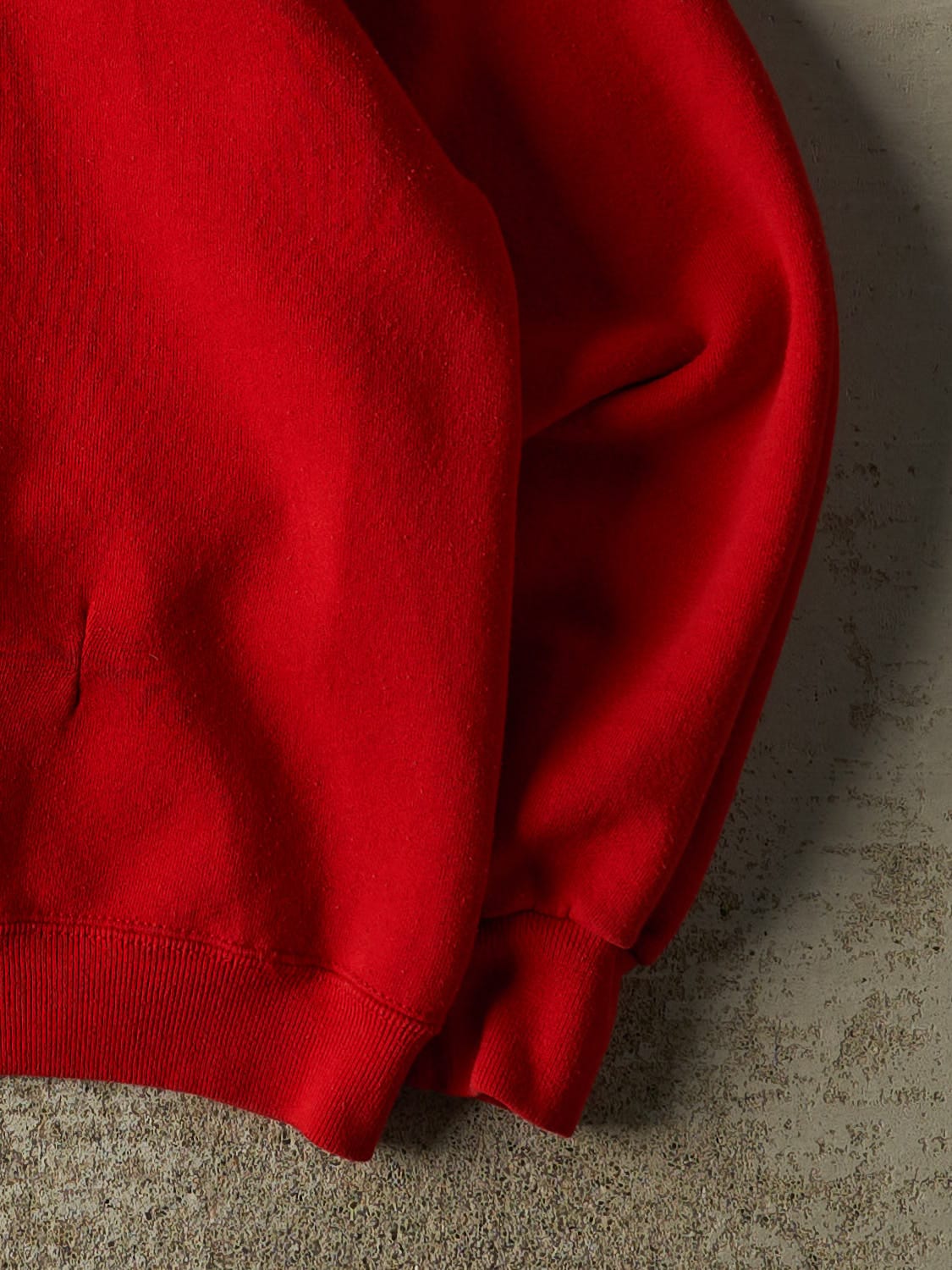 Vintage 90s Red Blank Crewneck (L)
