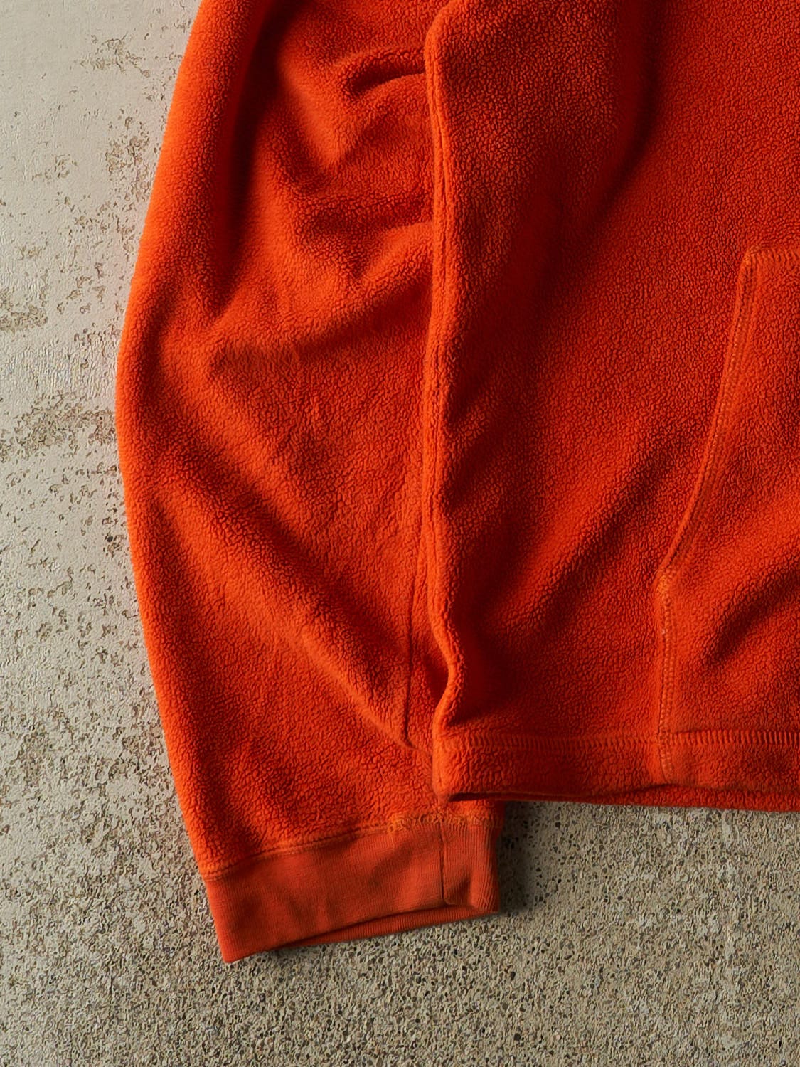 Vintage Y2K Orange Harley Davidson Fleece Hoodie (S/M)
