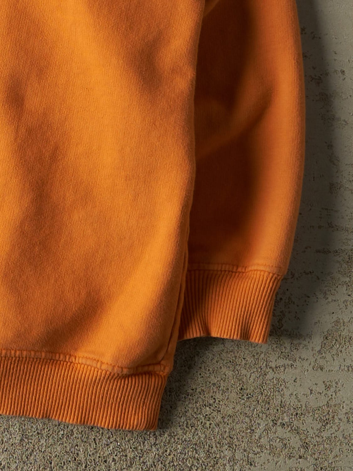 Vintage 90s Faded Orange BUM Equipment Surf Wear Crewneck (L/XL)