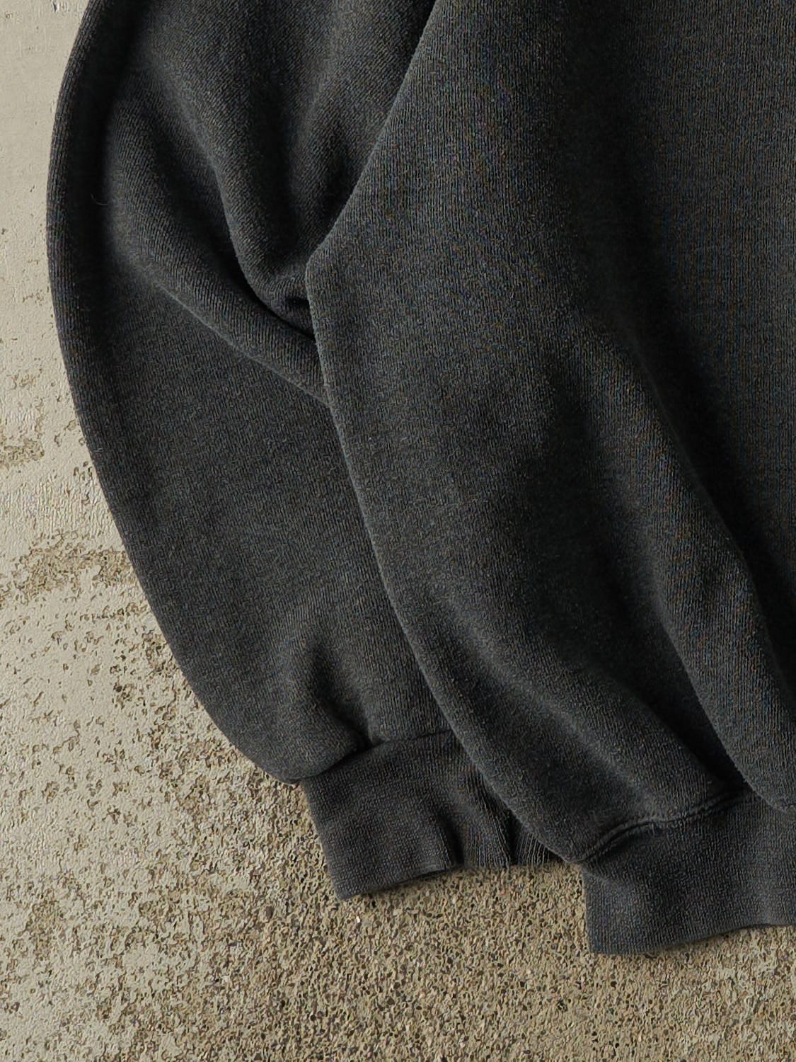 Vintage 90s Charcoal Grey Discus Athletic Blank Crewneck (L)