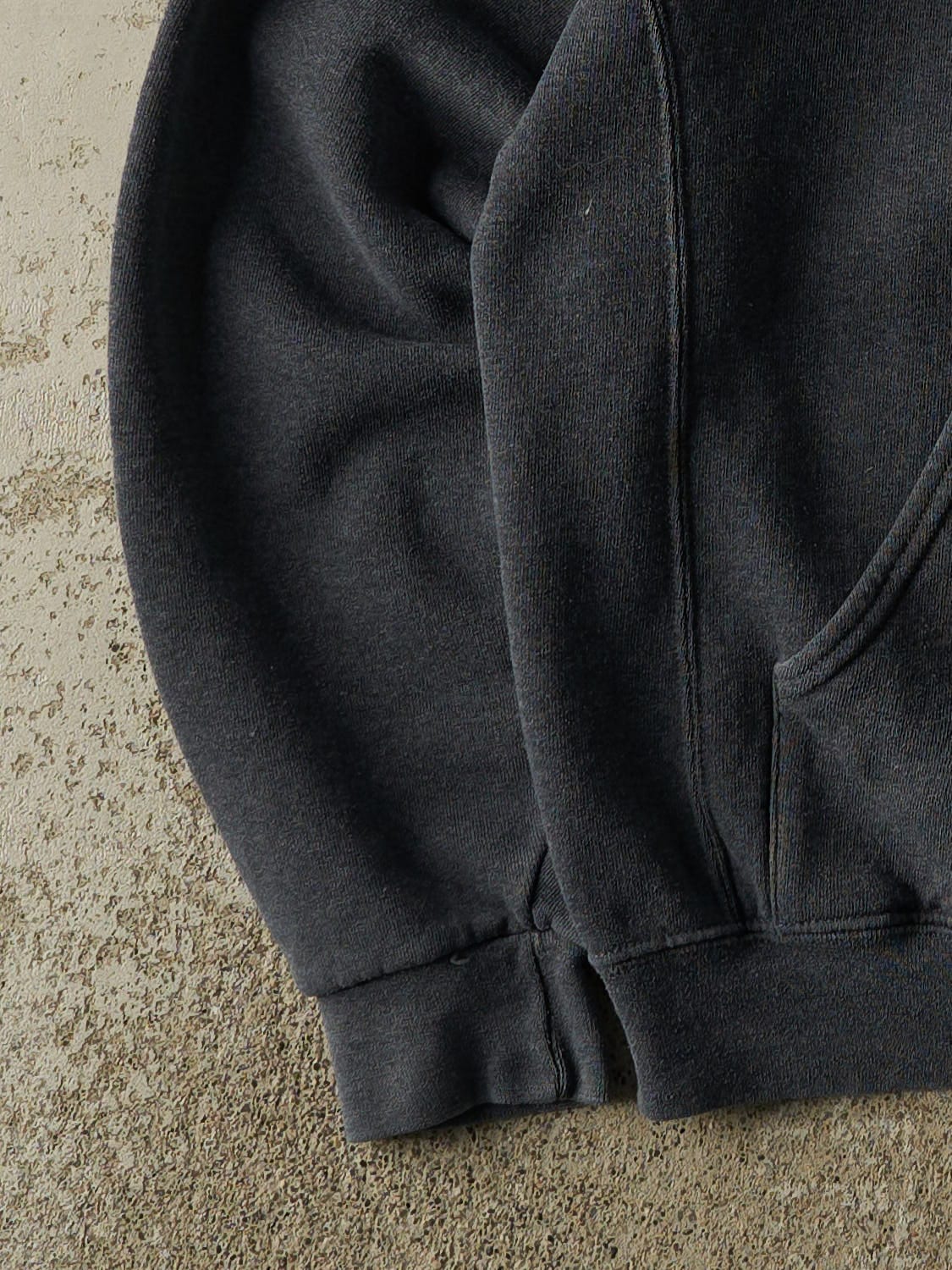 Vintage Y2K Charcoal Grey Russell Athletic Vikings Hoodie (S/M)