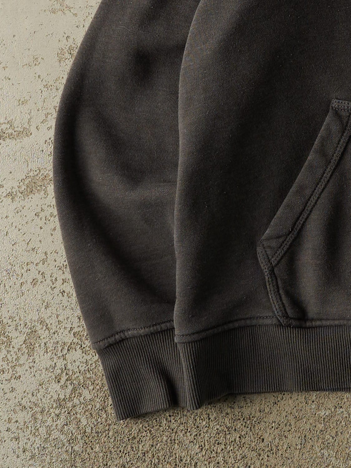 Vintage Y2K Charcoal Grey Carhartt Hoodie (M)