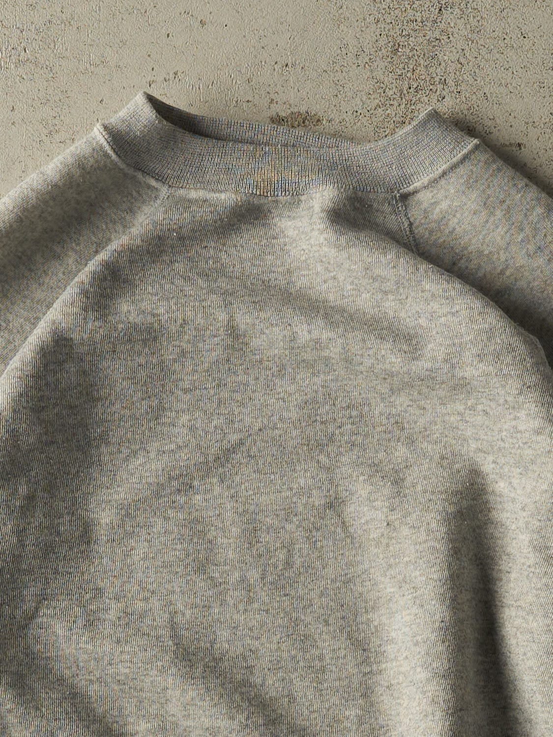 Vintage 80s Grey Blank Crewneck (L/XL)