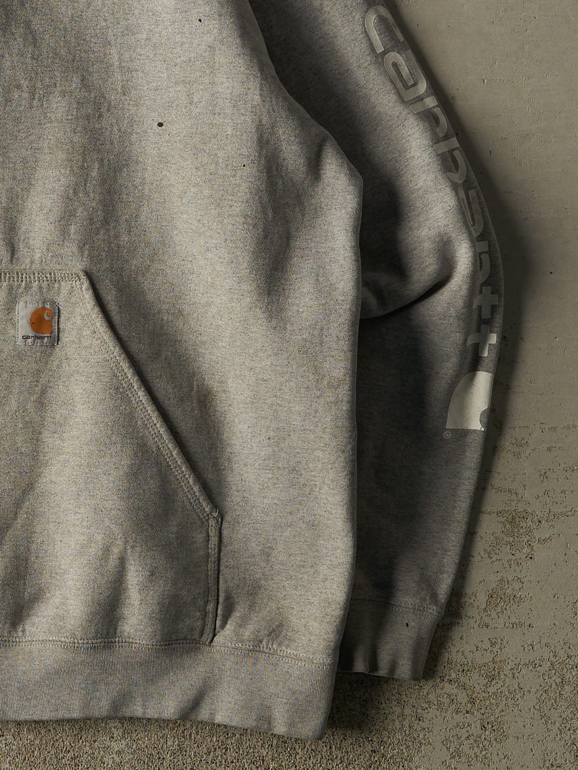Vintage Y2K Grey Carhartt Hoodie (XXL/XXL)