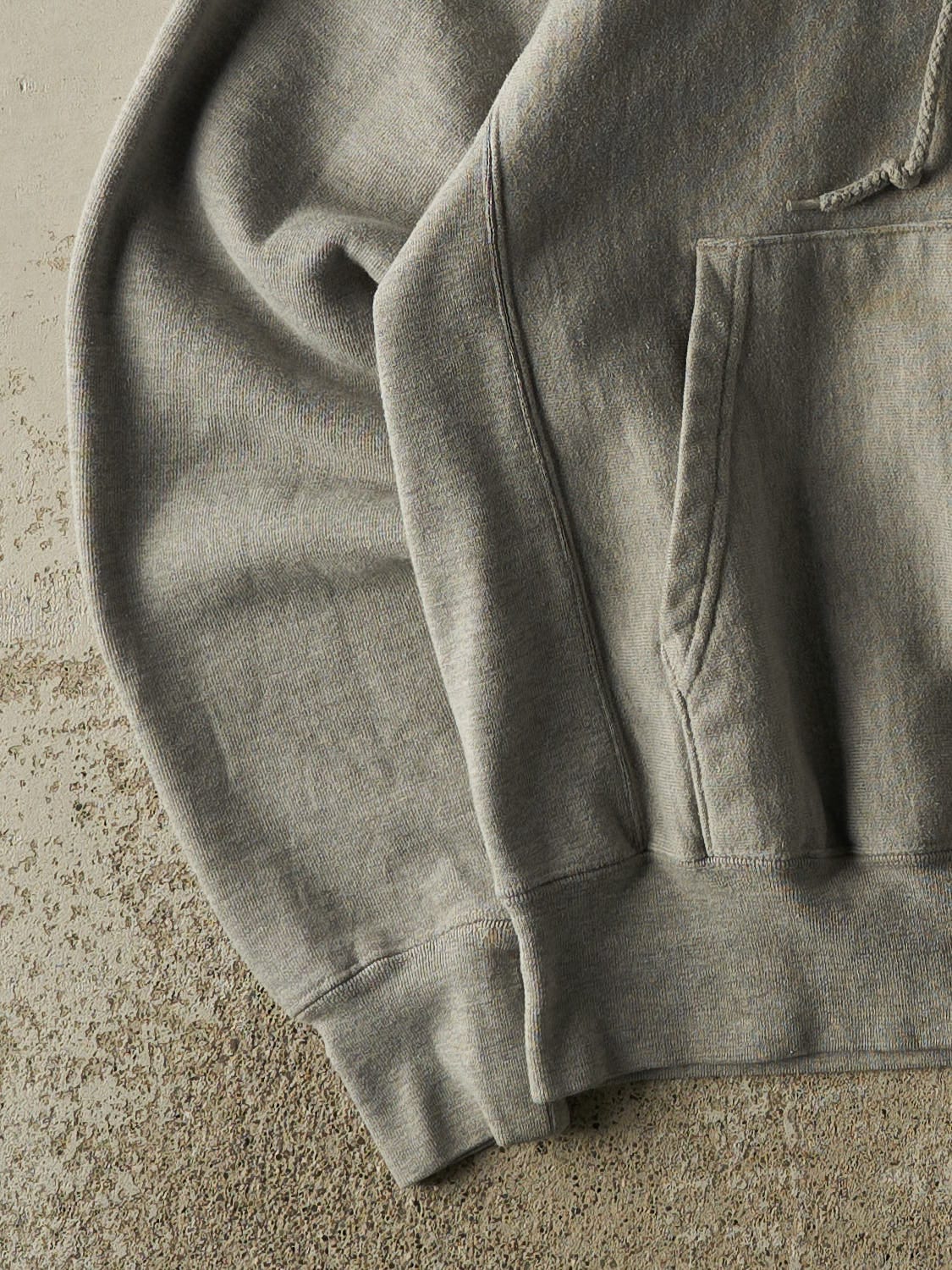 Vintage 90s Grey Champion Reverse Weave Blank Zip Up Hoodie (S/M)