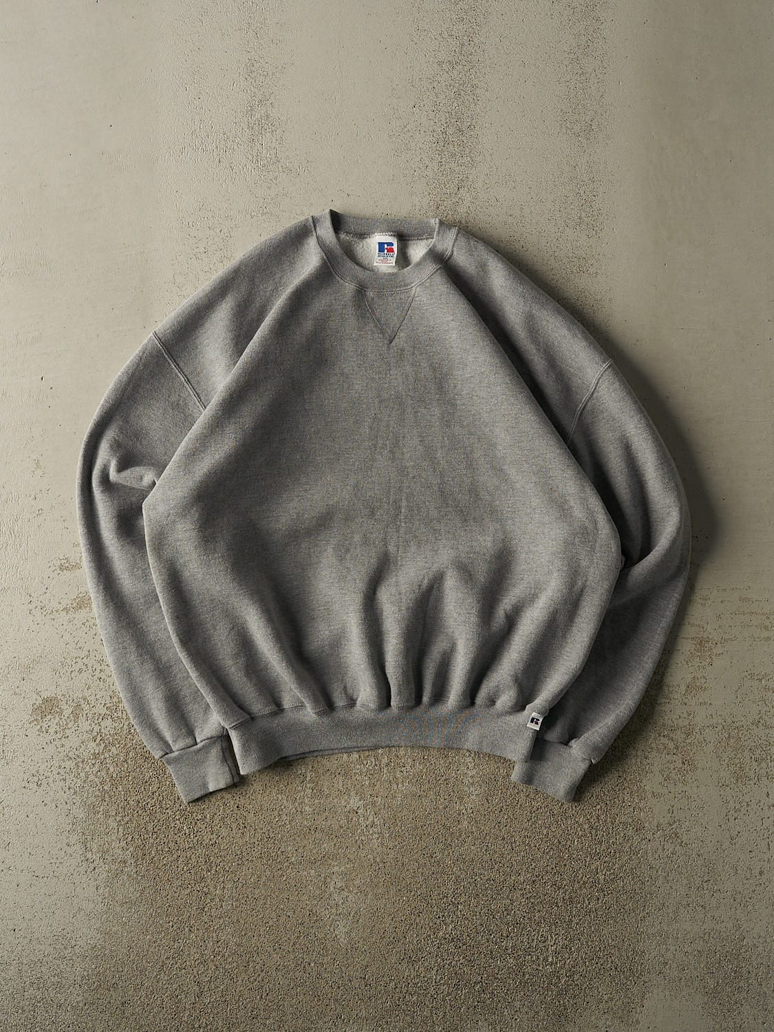 Vintage 90s Grey Russell Athletic Blank Crewneck (XXL)