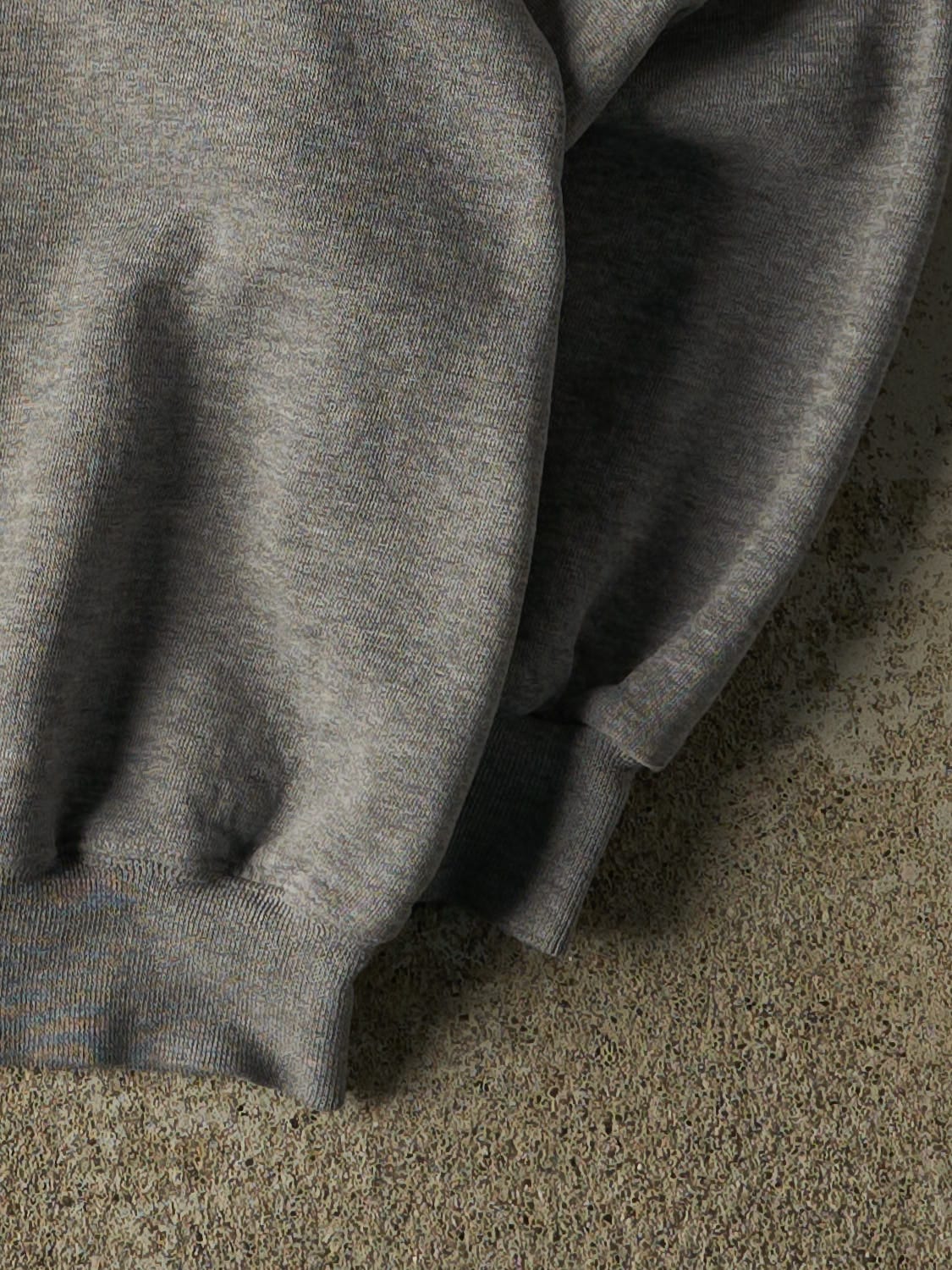 Vintage 90s Grey Quarter Zip Sweater (S/M)