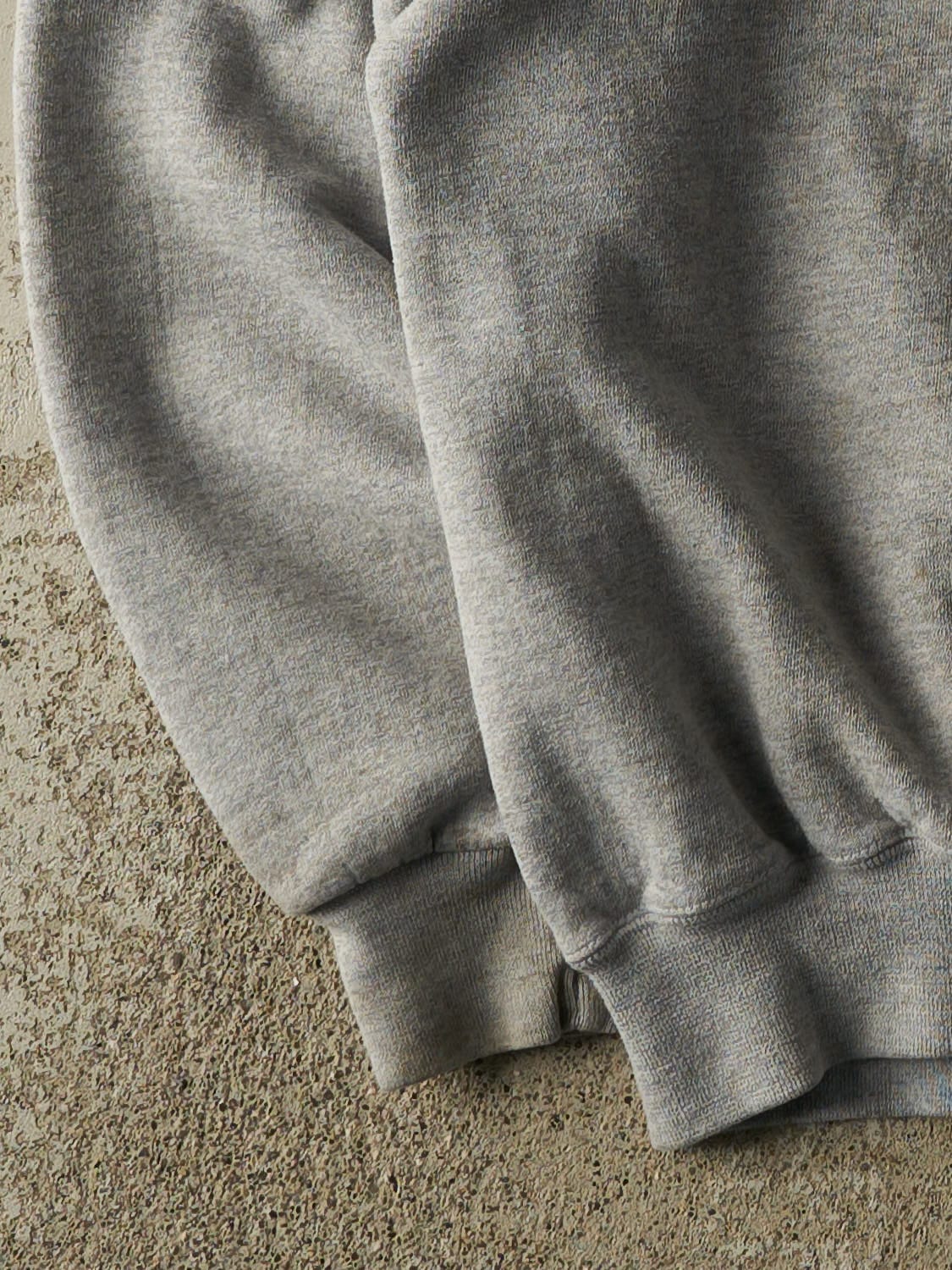 Vintage 90s Grey Russell Athletic Quarter Zip Sweater (M/L)