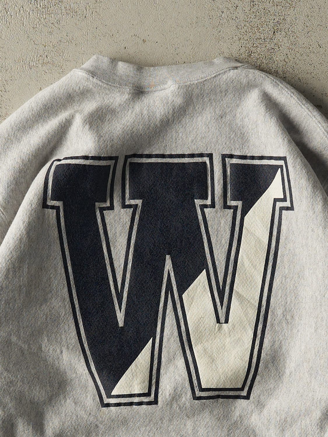 Vintage 90s Heather Grey Widener Law Crewneck (L)