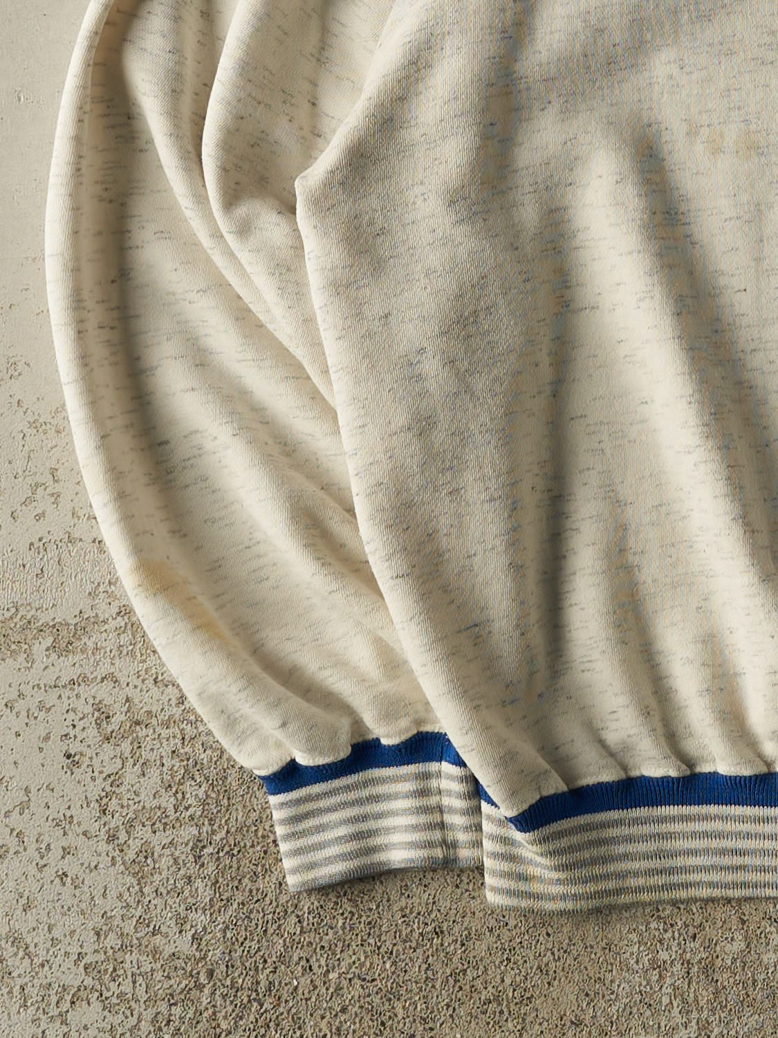 Vintage 80s Heather Grey Brigham Young University Crewneck (S/M)