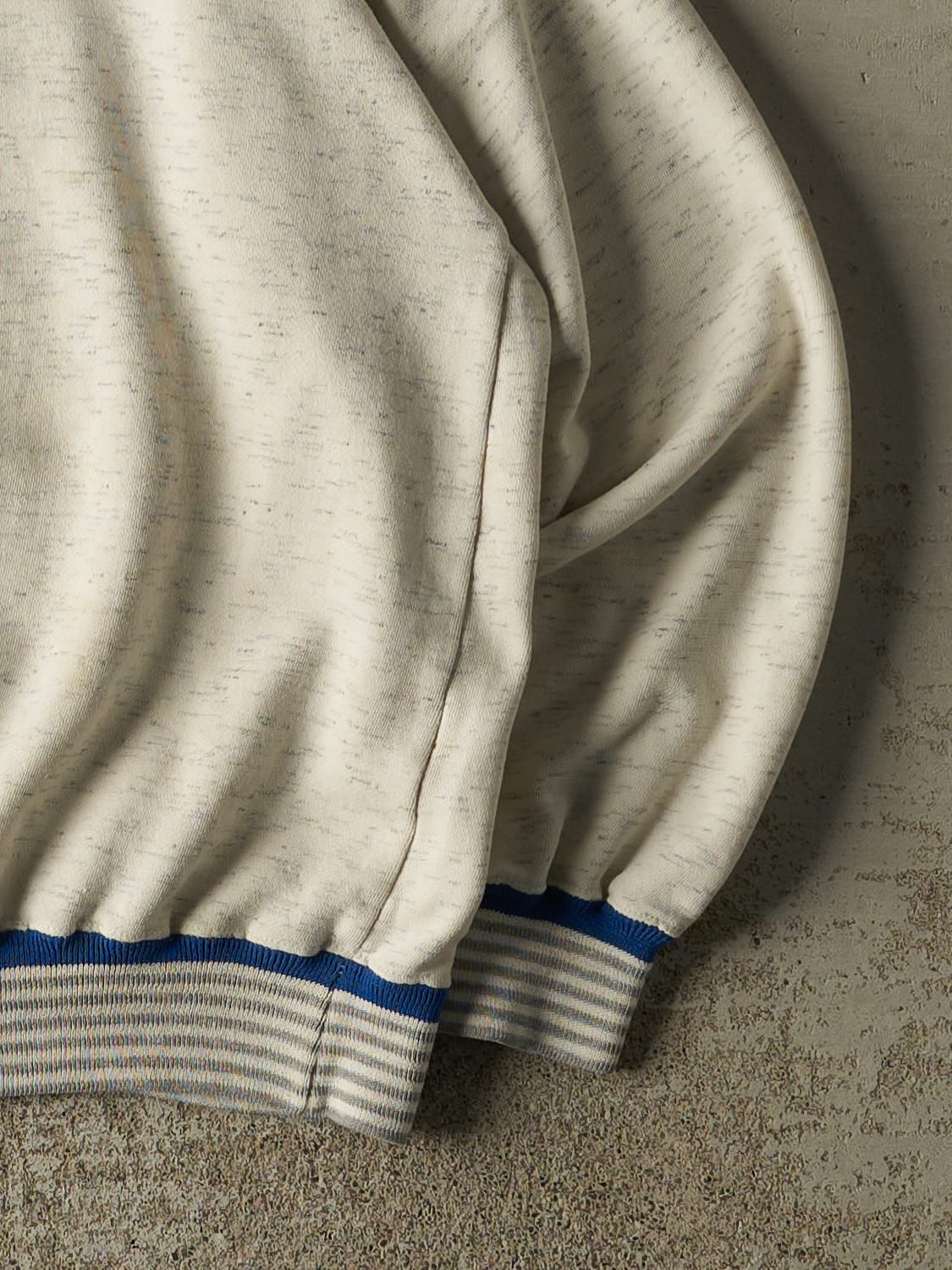 Vintage 80s Heather Grey Brigham Young University Crewneck (S/M)