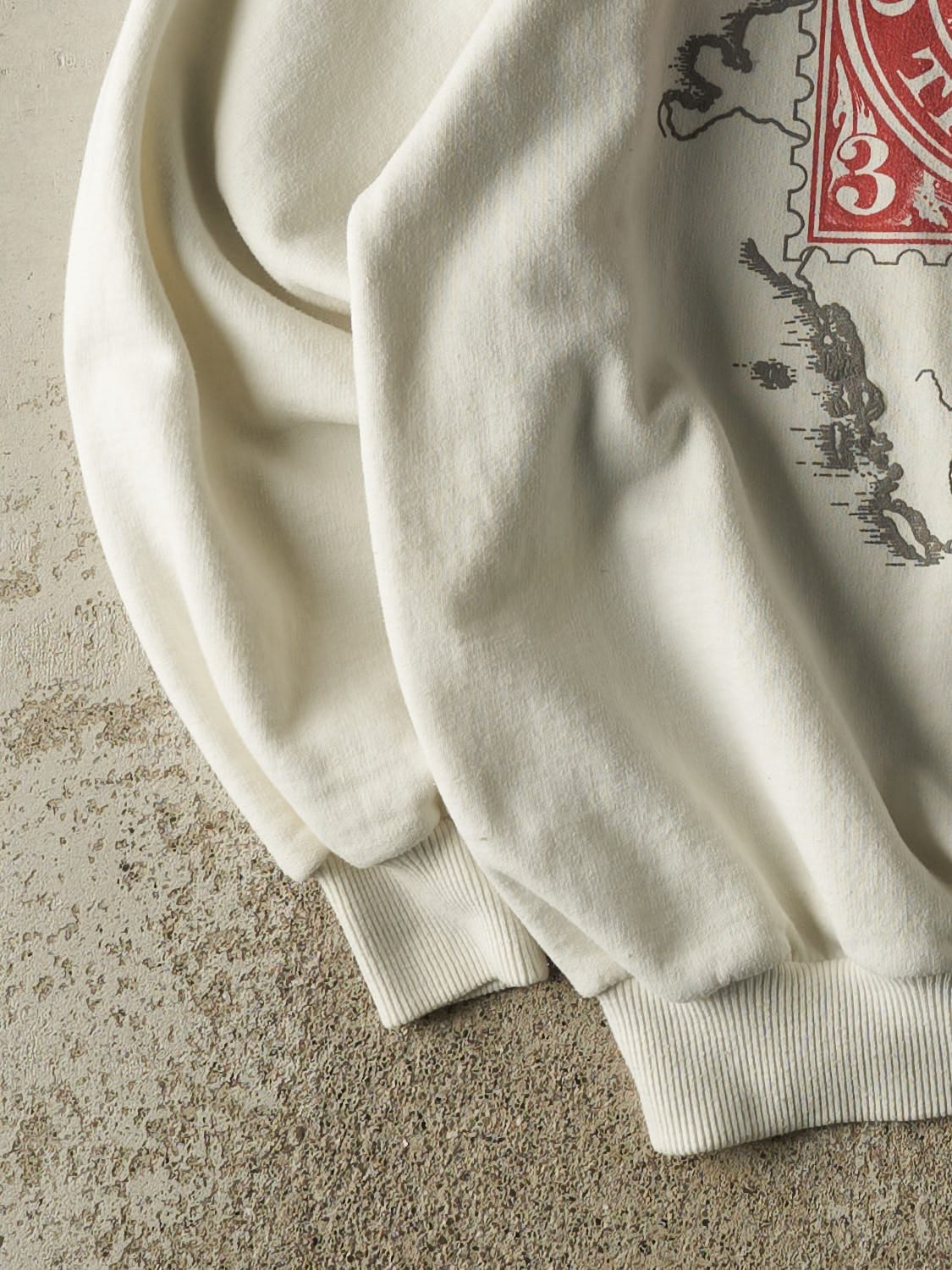 Vintage 80s White Canada Post Crewneck (L)