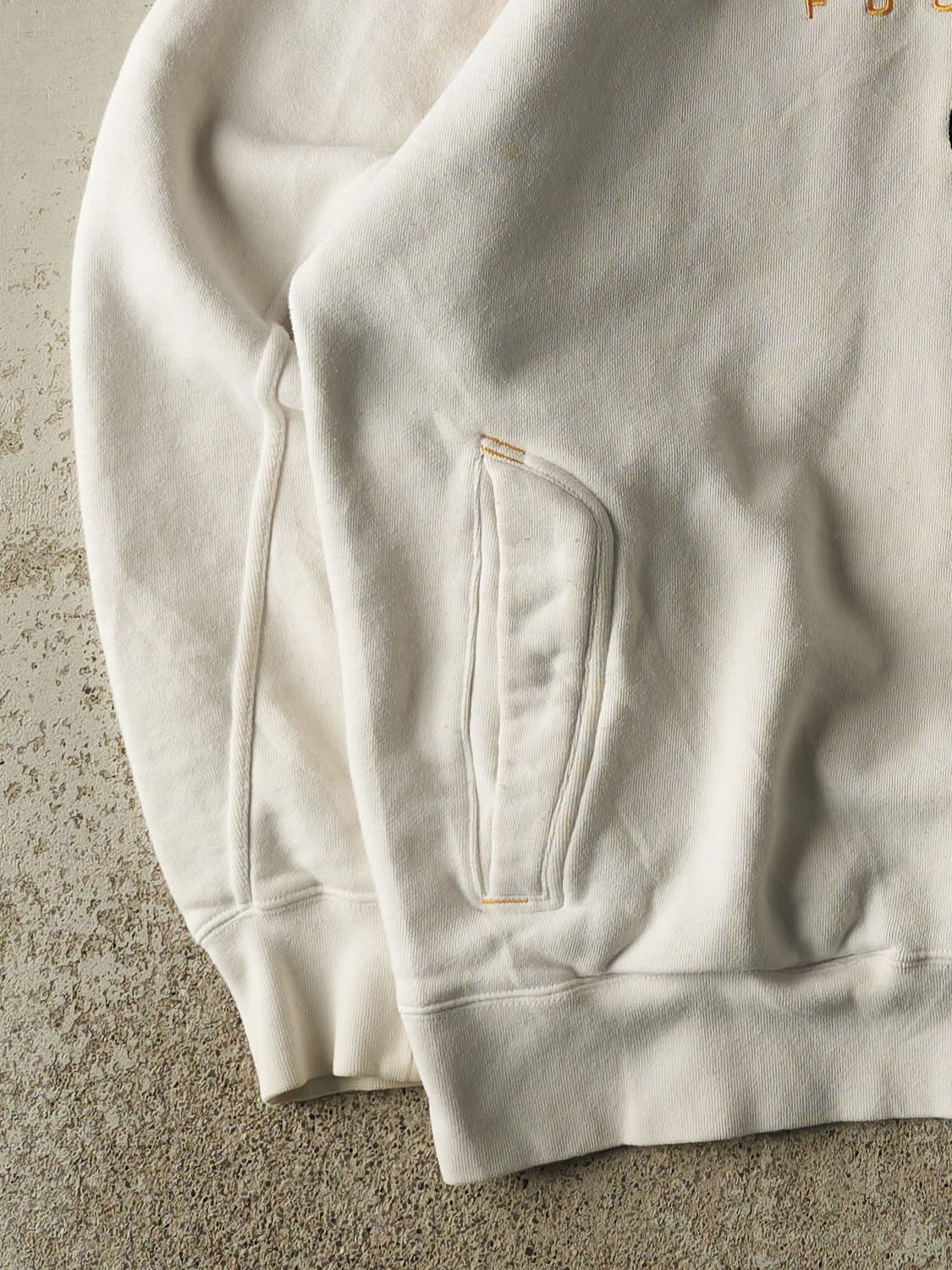 Vintage Y2K White Pittsburgh Steelers Hoodie (L/XL)