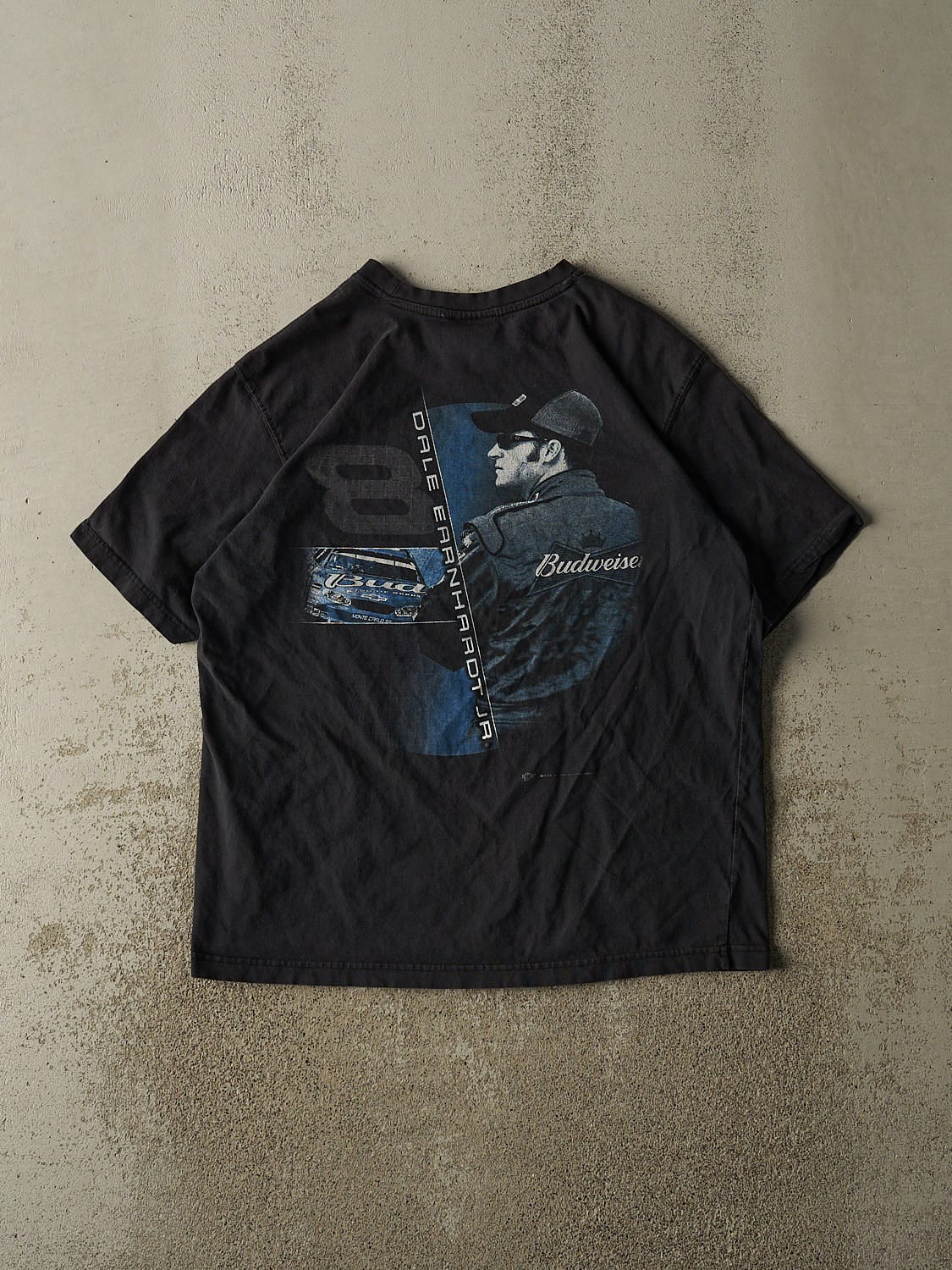Vintage Y2K Black Dale Earnhart Jr Racing Tee (L)