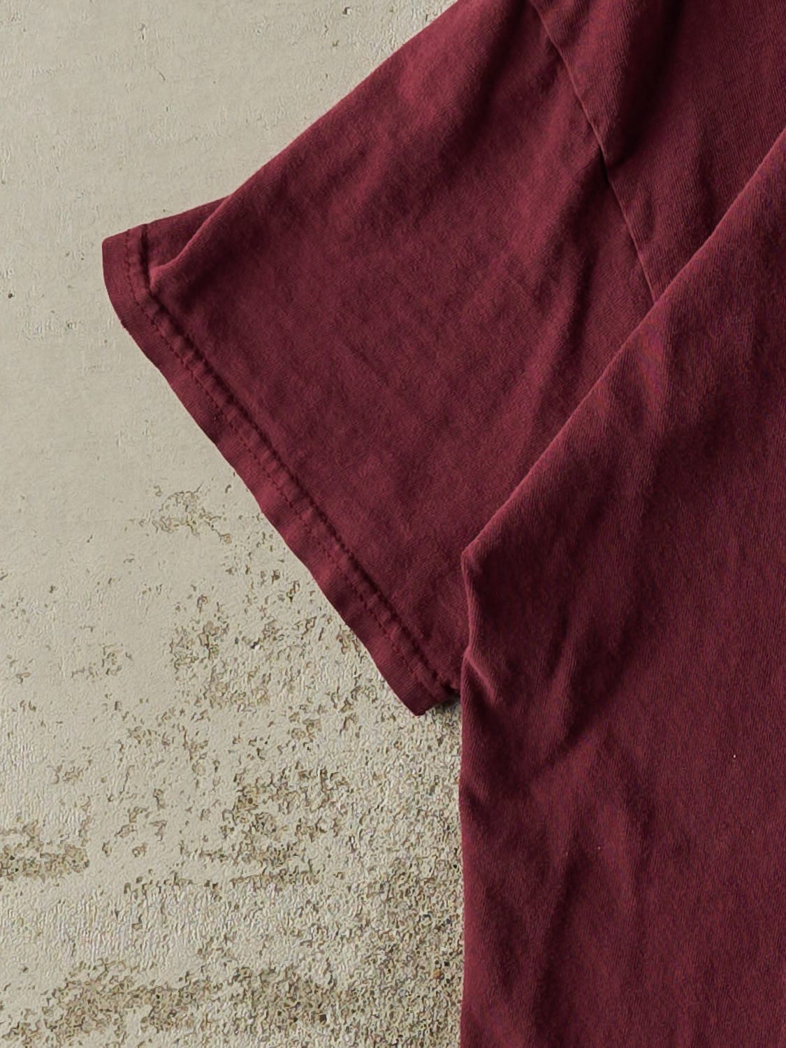 Vintage 90s Maroon Harvard Tee (M/L)