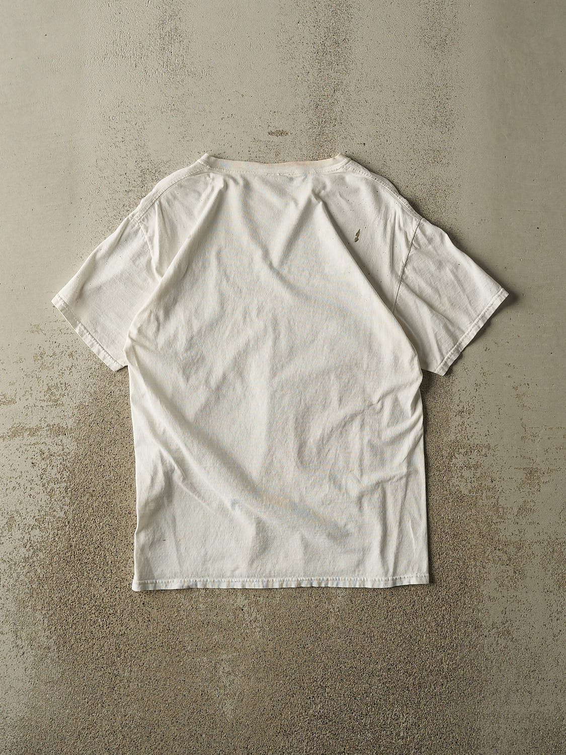 Vintage Y2K White Porsche Vintage Racing Tee (S/M)