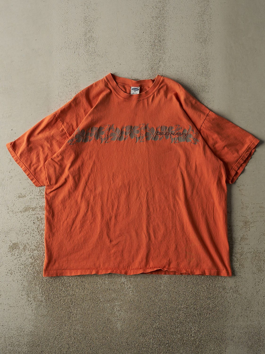 Vintage 90s Orange Old Navy Tee (XXL)