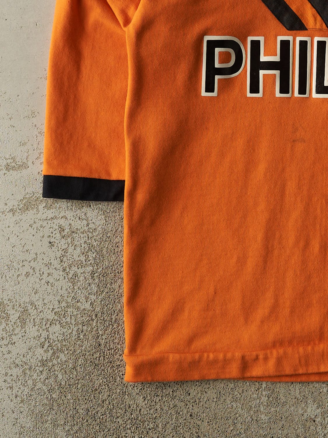 Vintage 90s Orange Rugby Balmain Tigers 3/4 Sleeve Tee (L)